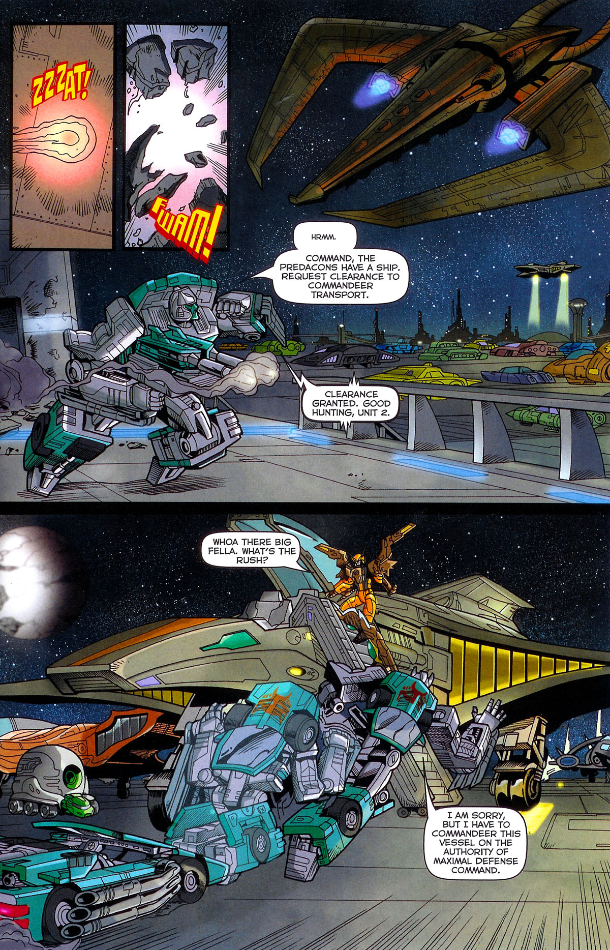 Read online Transformers: Timelines comic -  Issue #1 - 9