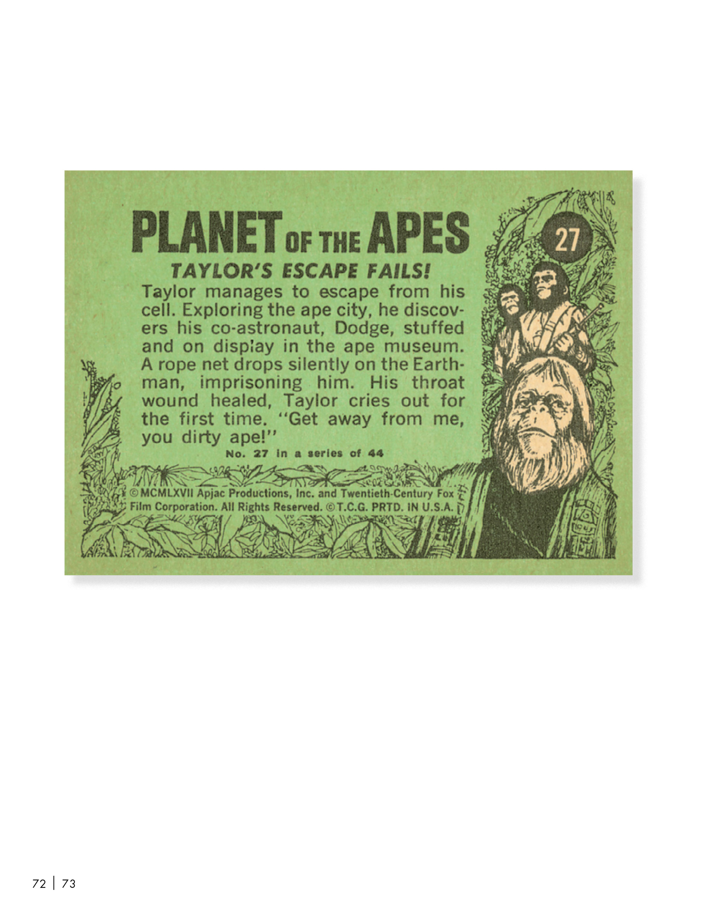 Read online Planet of the Apes: The Original Topps Trading Card Series comic -  Issue # TPB (Part 1) - 77