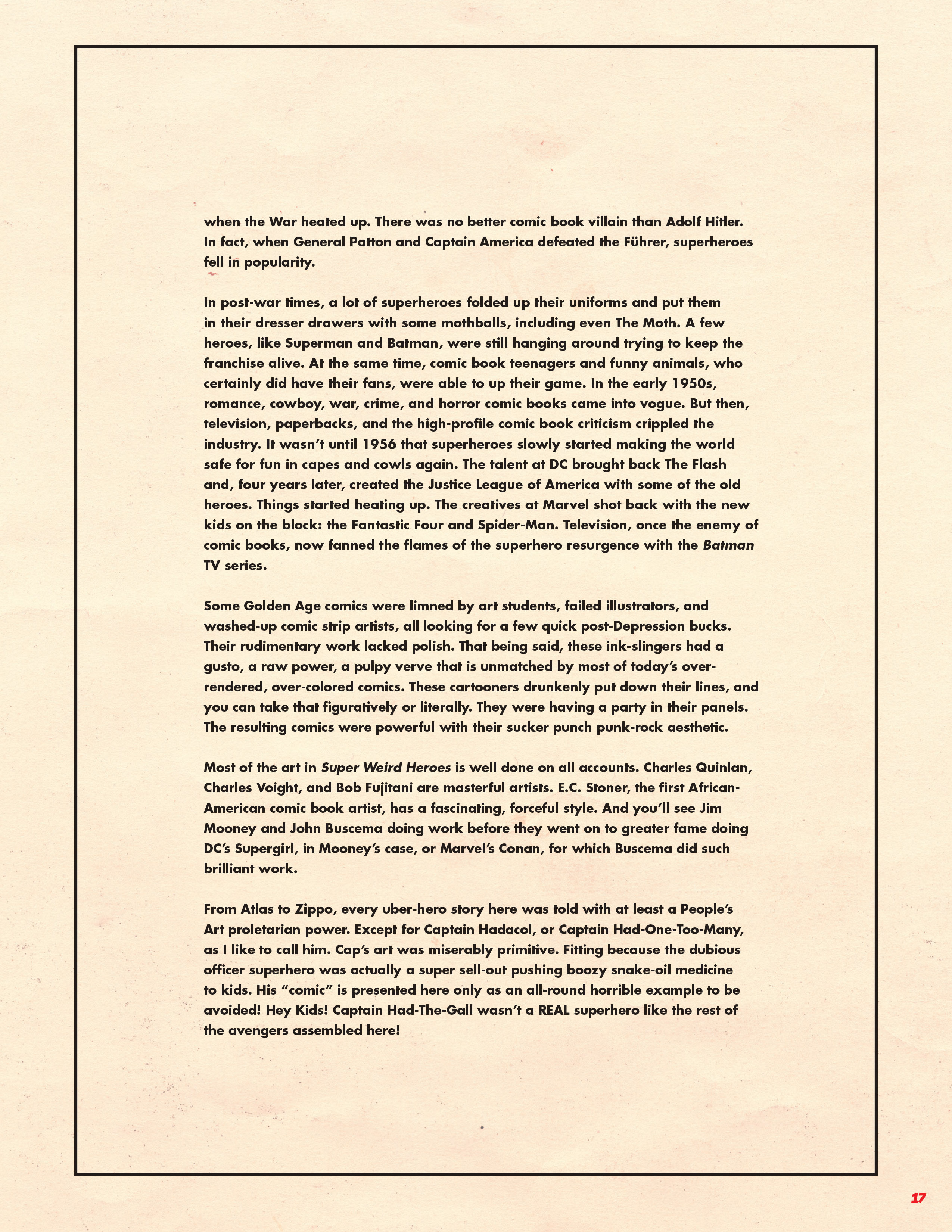 Read online Super Weird Heroes comic -  Issue # TPB 1 (Part 1) - 18