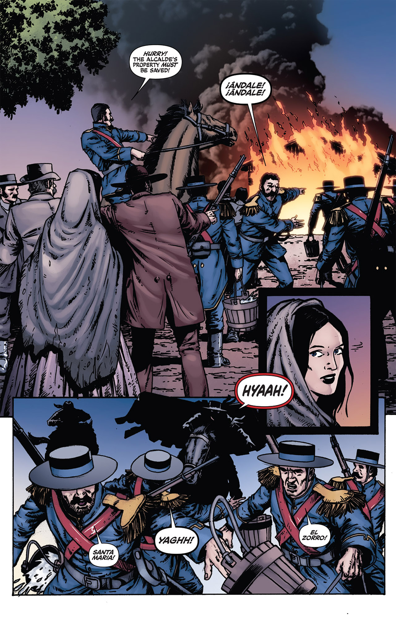 Read online Zorro Rides Again comic -  Issue #6 - 10