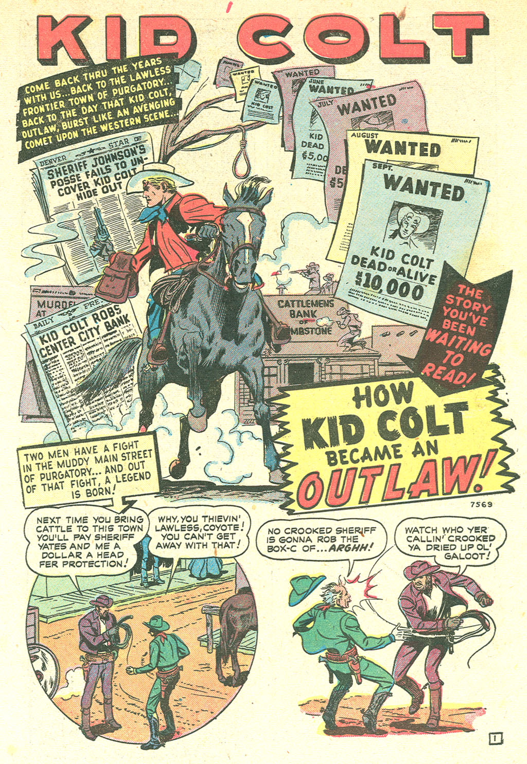 Read online Kid Colt Outlaw comic -  Issue #11 - 3
