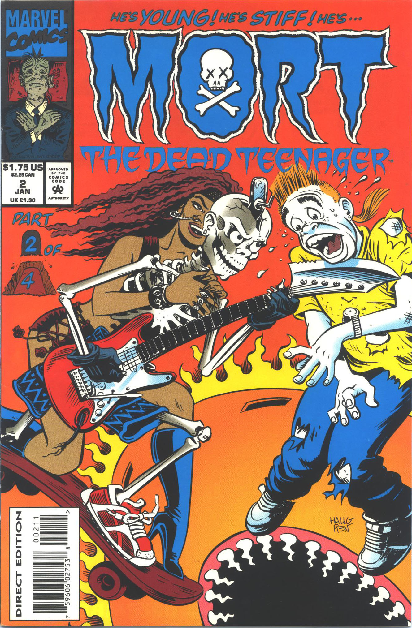 Read online Mort The Dead Teenager comic -  Issue #2 - 1