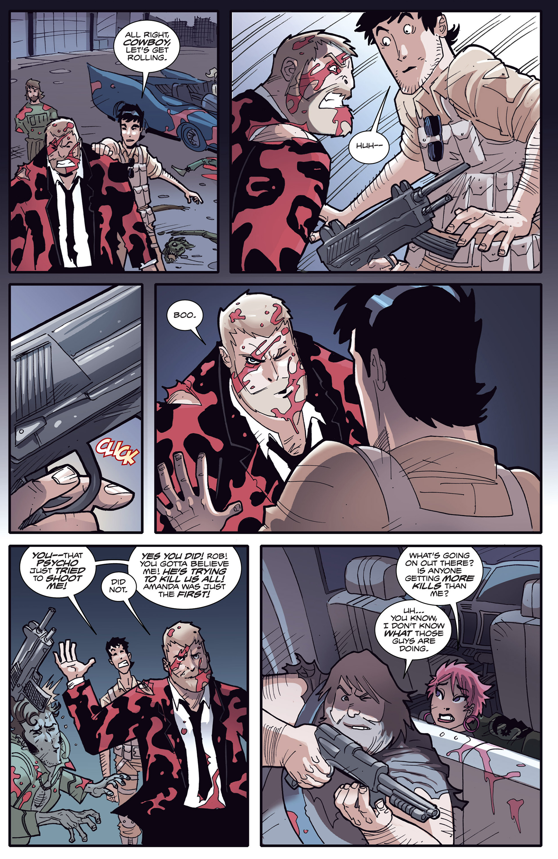 Read online Fanboys vs. Zombies comic -  Issue #12 - 14