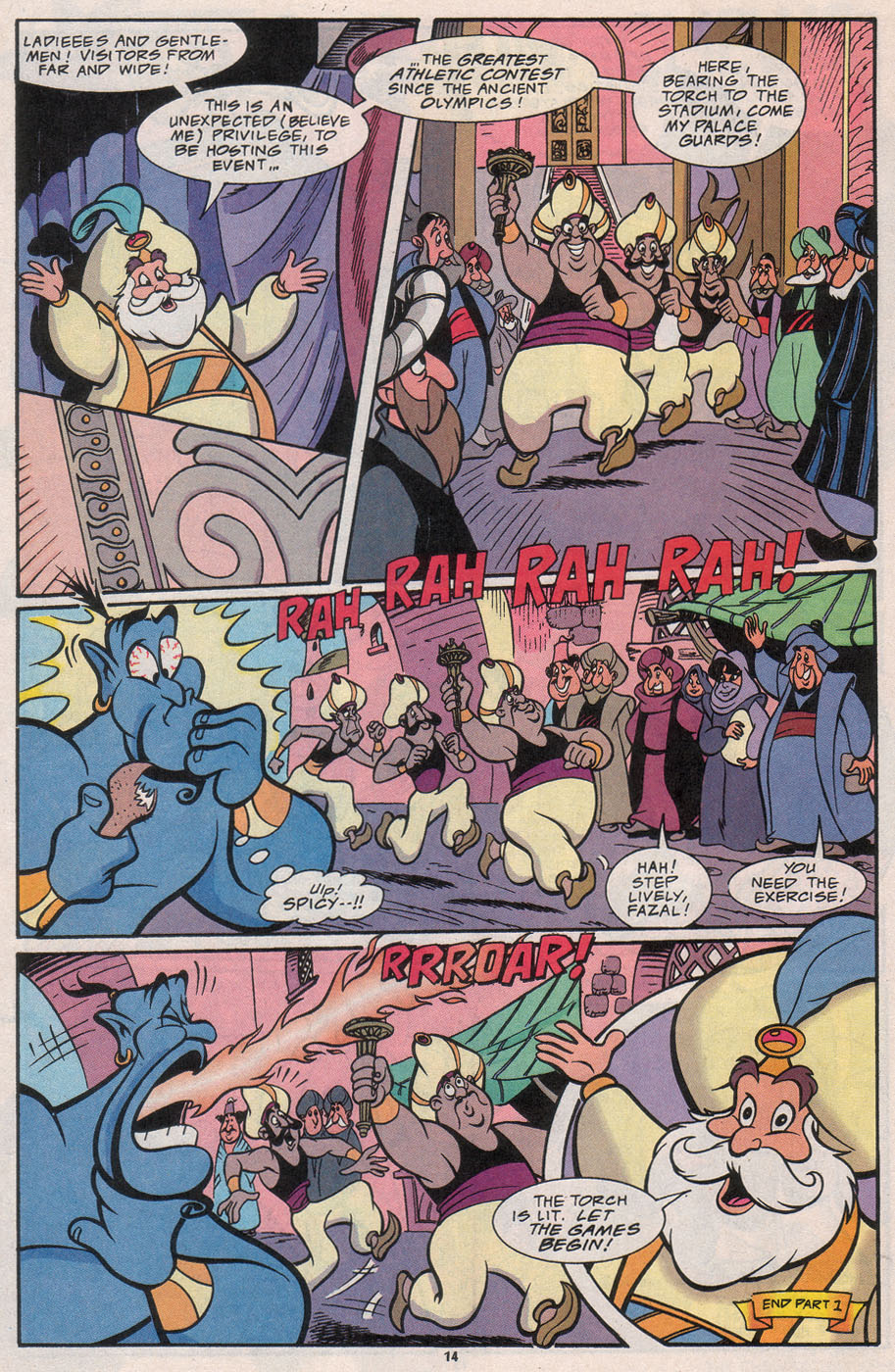 Read online Disney's Aladdin comic -  Issue #9 - 16
