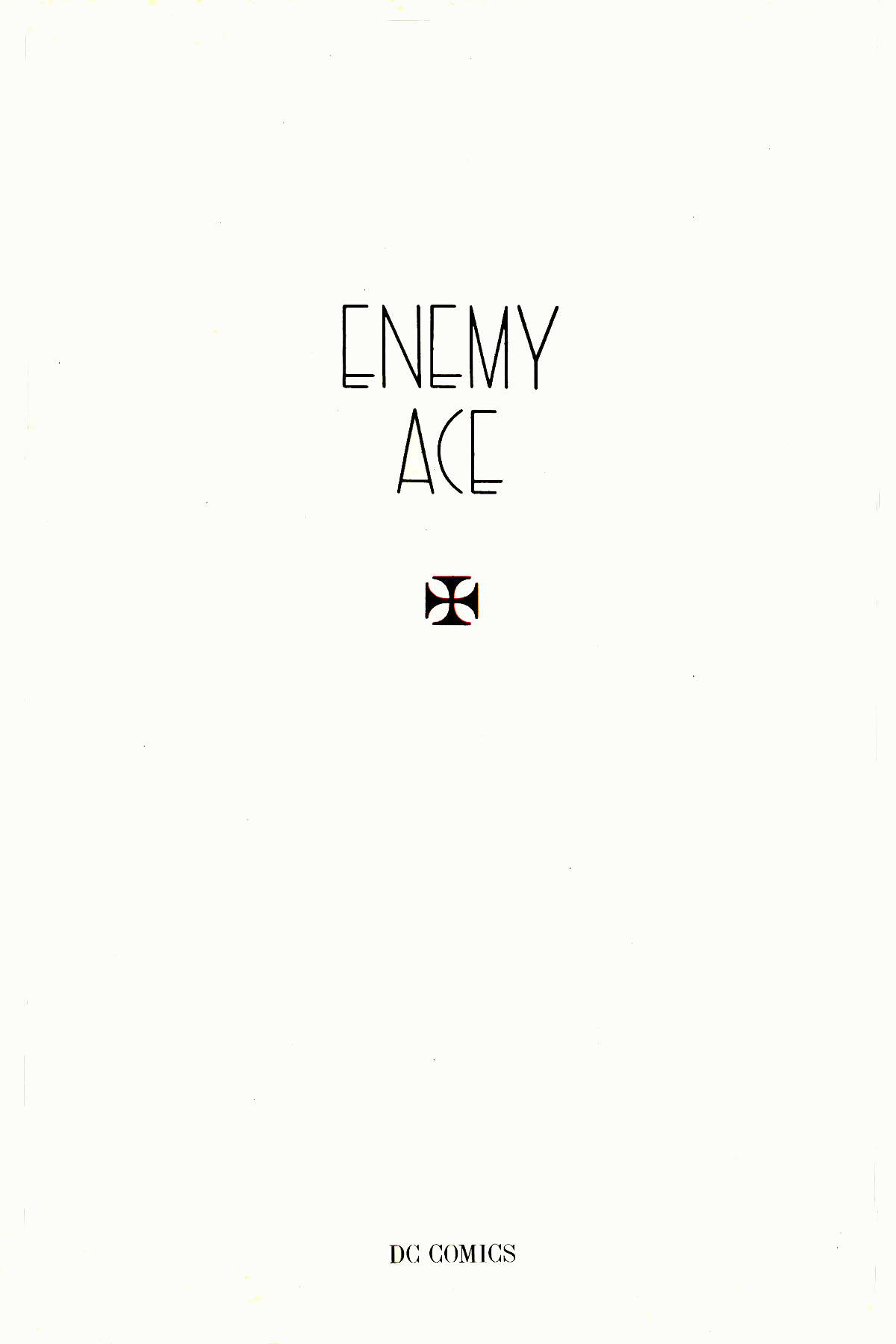Read online Enemy Ace: War Idyll comic -  Issue # TPB - 4