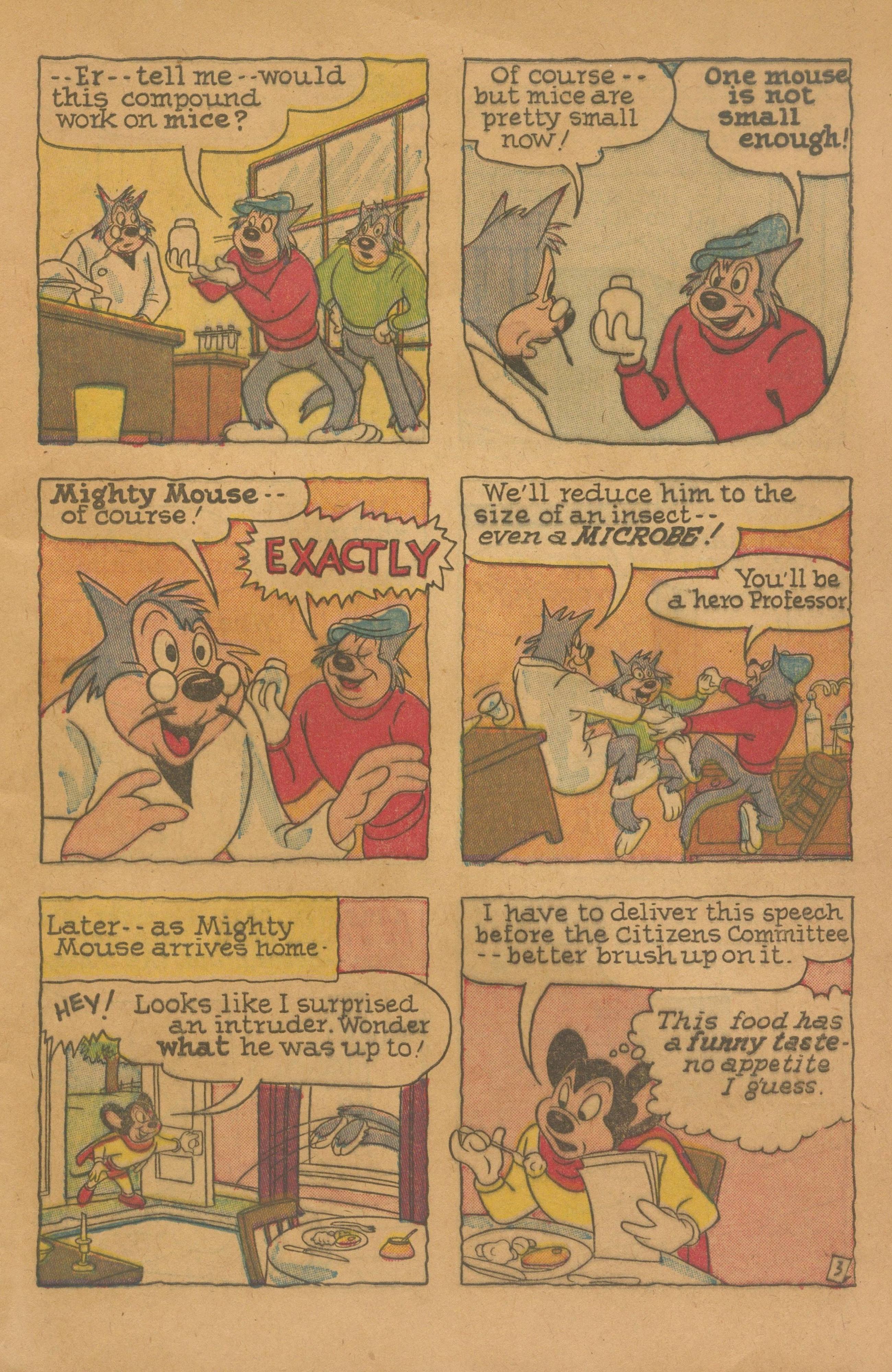 Read online Paul Terry's Mighty Mouse Comics comic -  Issue #70 - 5