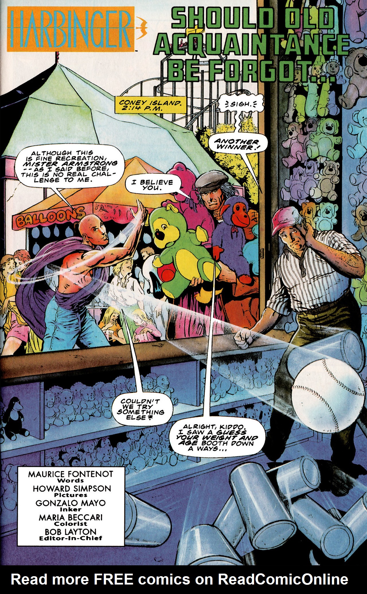 Read online Harbinger (1992) comic -  Issue #22 - 2