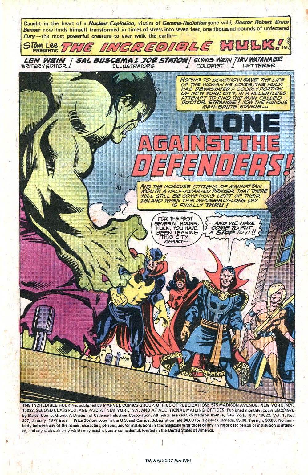 Read online The Incredible Hulk (1968) comic -  Issue #207 - 3