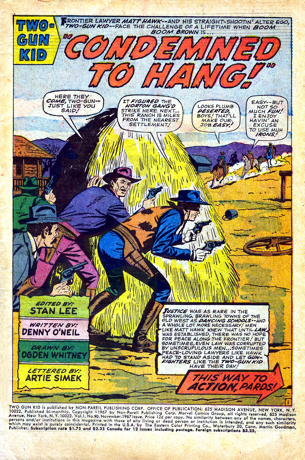 Read online Two-Gun Kid comic -  Issue #90 - 3
