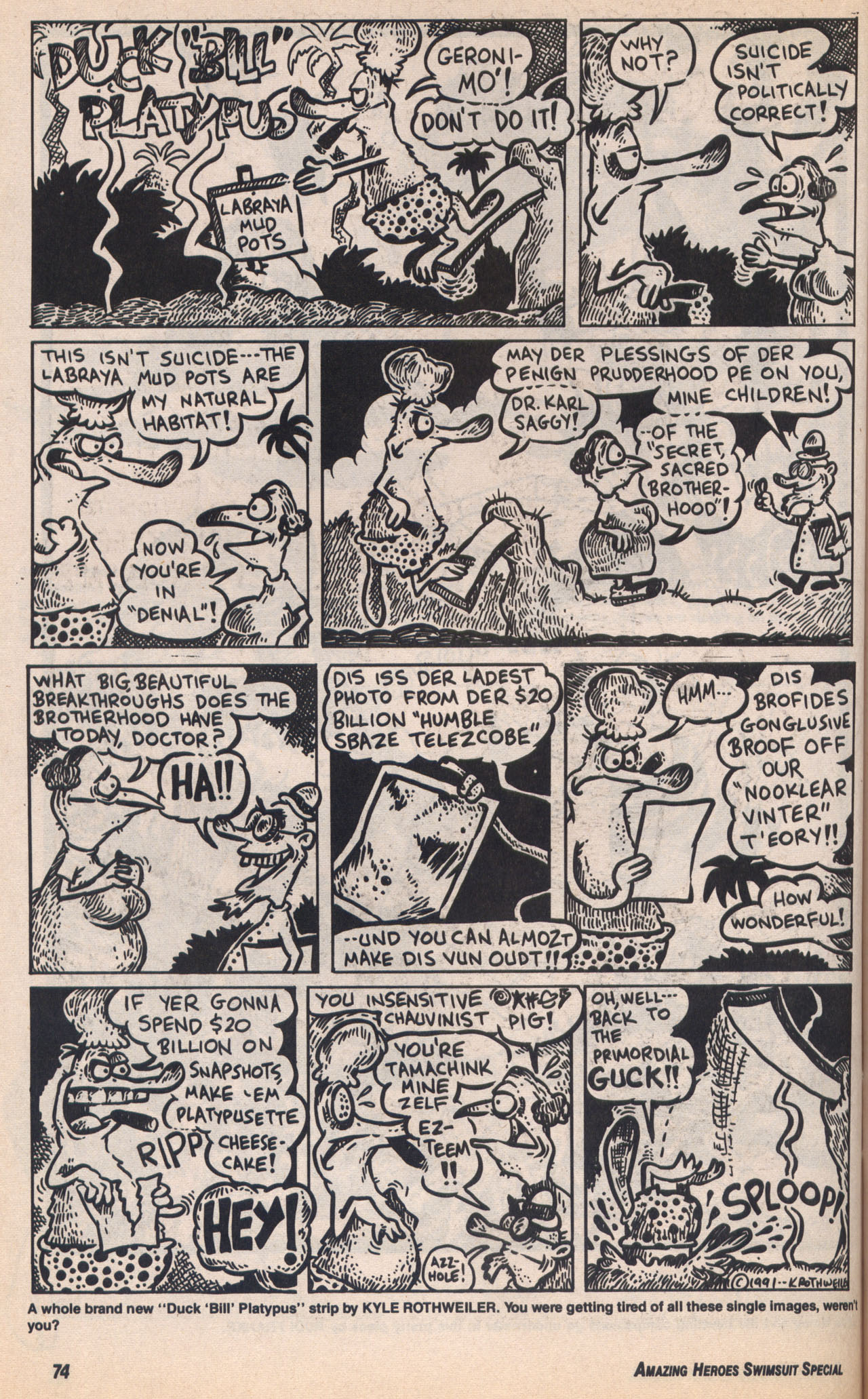 Read online Amazing Heroes Swimsuit Special comic -  Issue # TPB 2 - 74