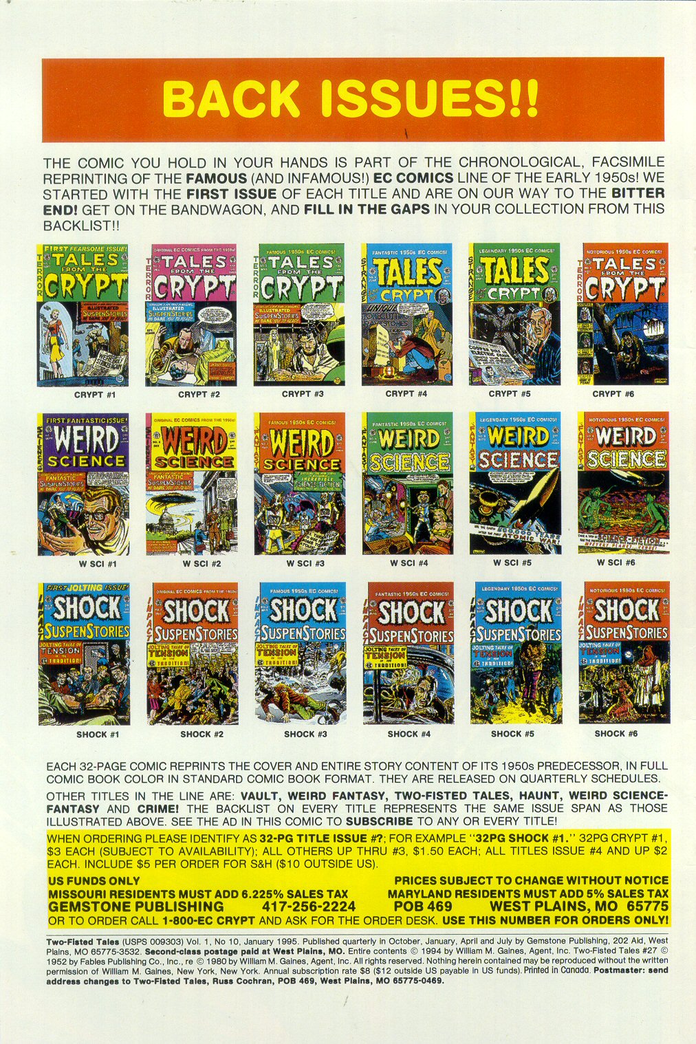 Read online Two-Fisted Tales comic -  Issue #27 - 2