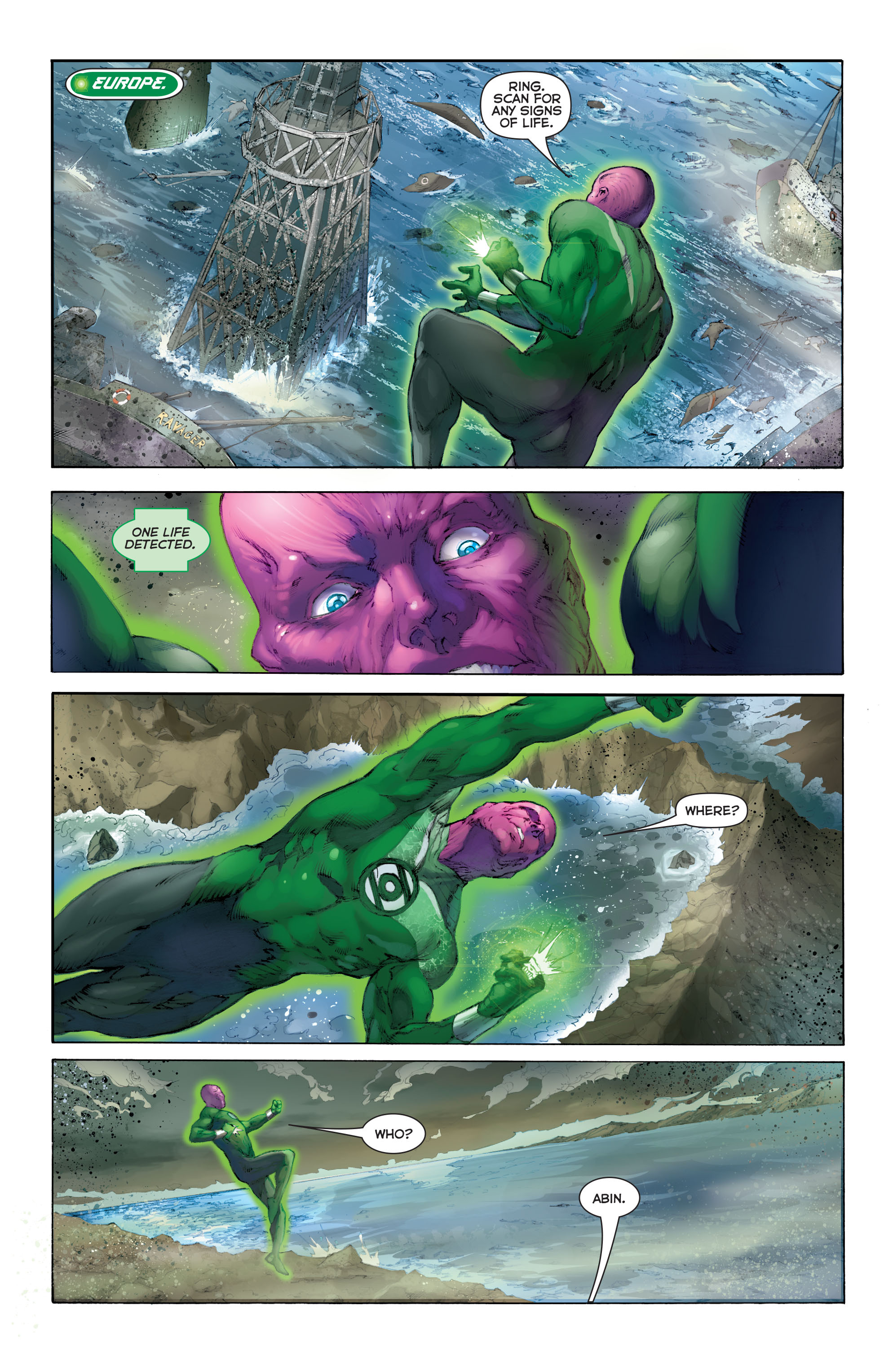 Read online Flashpoint: The World of Flashpoint Featuring Green Lantern comic -  Issue # Full - 37