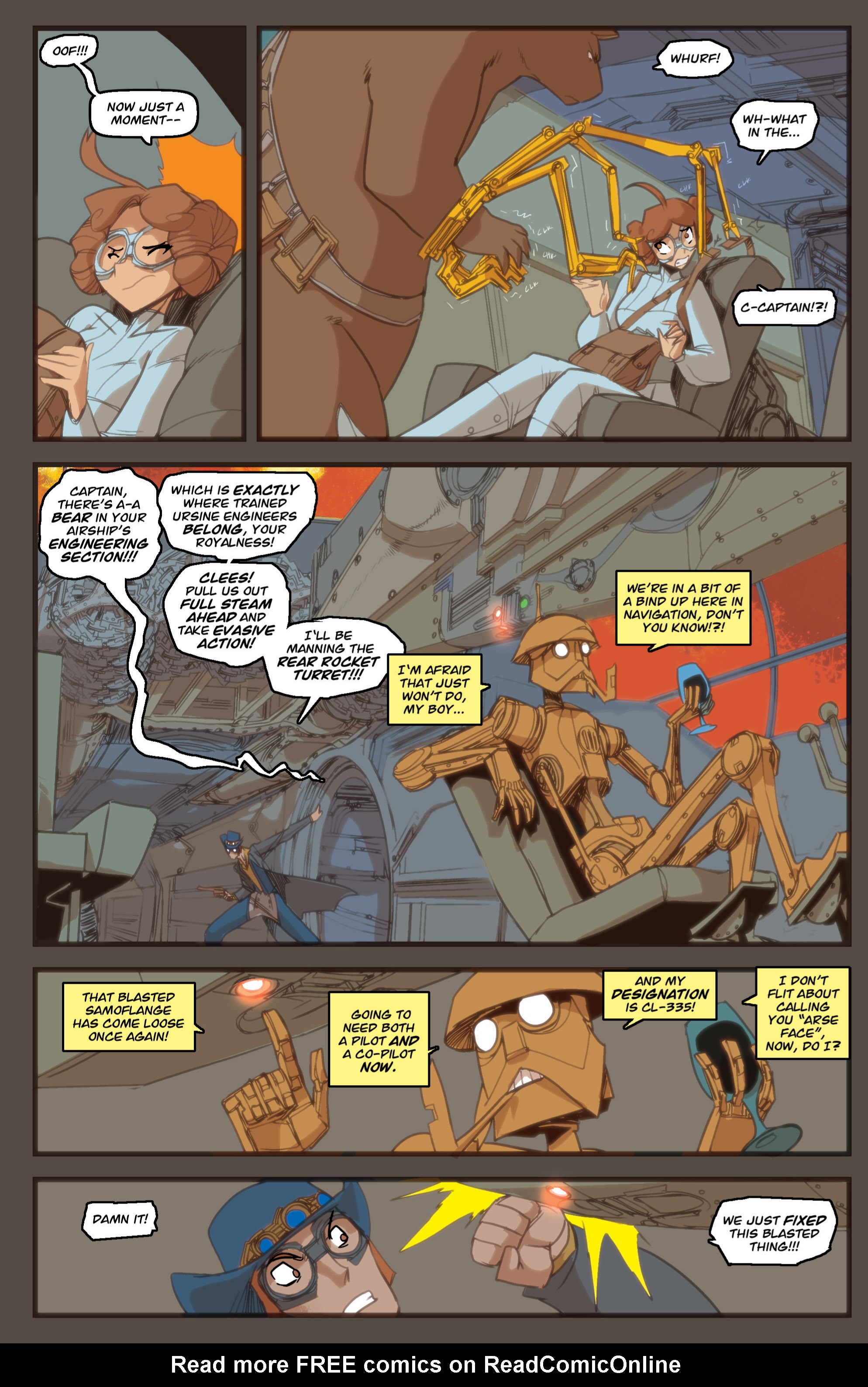 Read online Free Comic Book Day 2014 comic -  Issue # Steam Wars 01 - 8