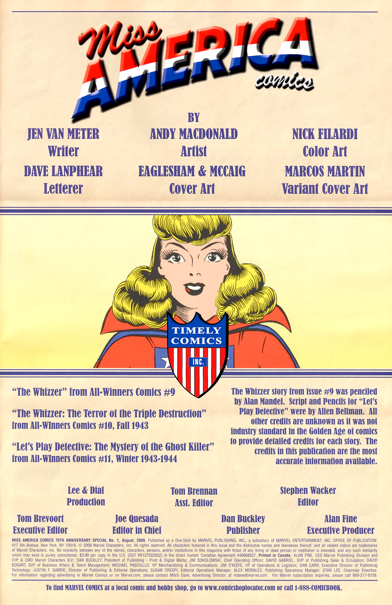 Read online Miss America Comics 70th Anniversary Special comic -  Issue # Full - 3