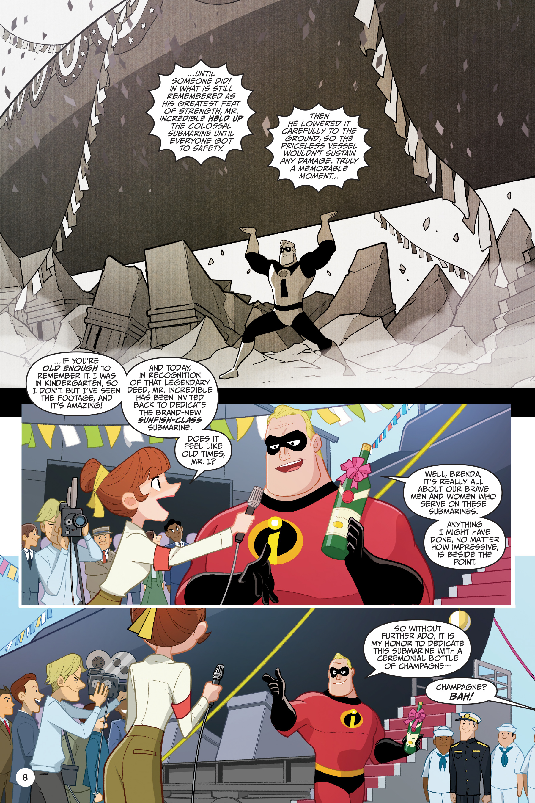Read online Disney / Pixar The Incredibles 2: Crisis In Mid-Life! & Other Stories comic -  Issue # _TPB - 8