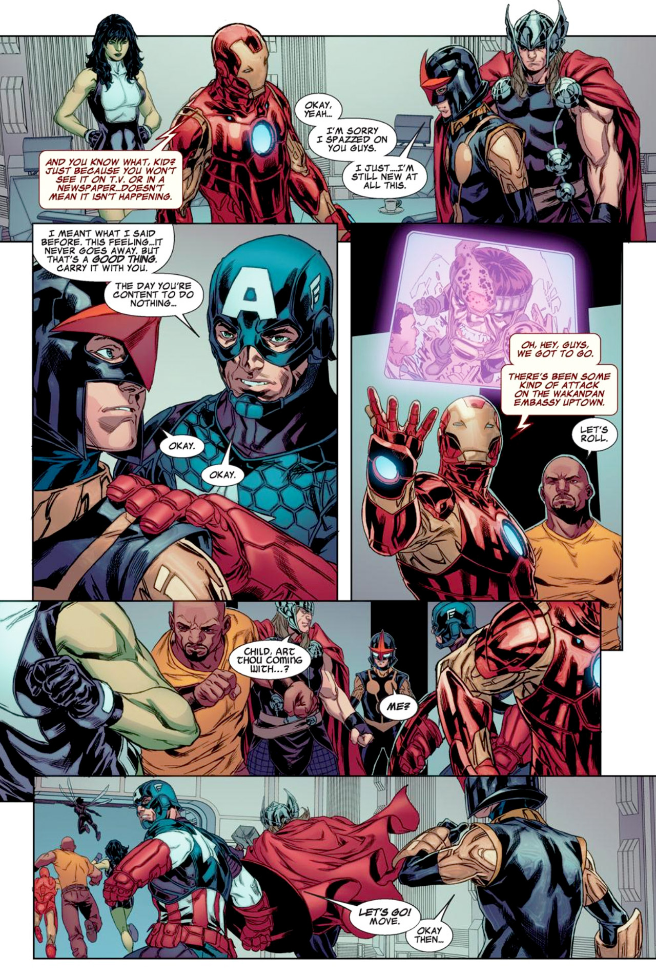 Read online Avengers: Heroes Welcome comic -  Issue # Full - 13