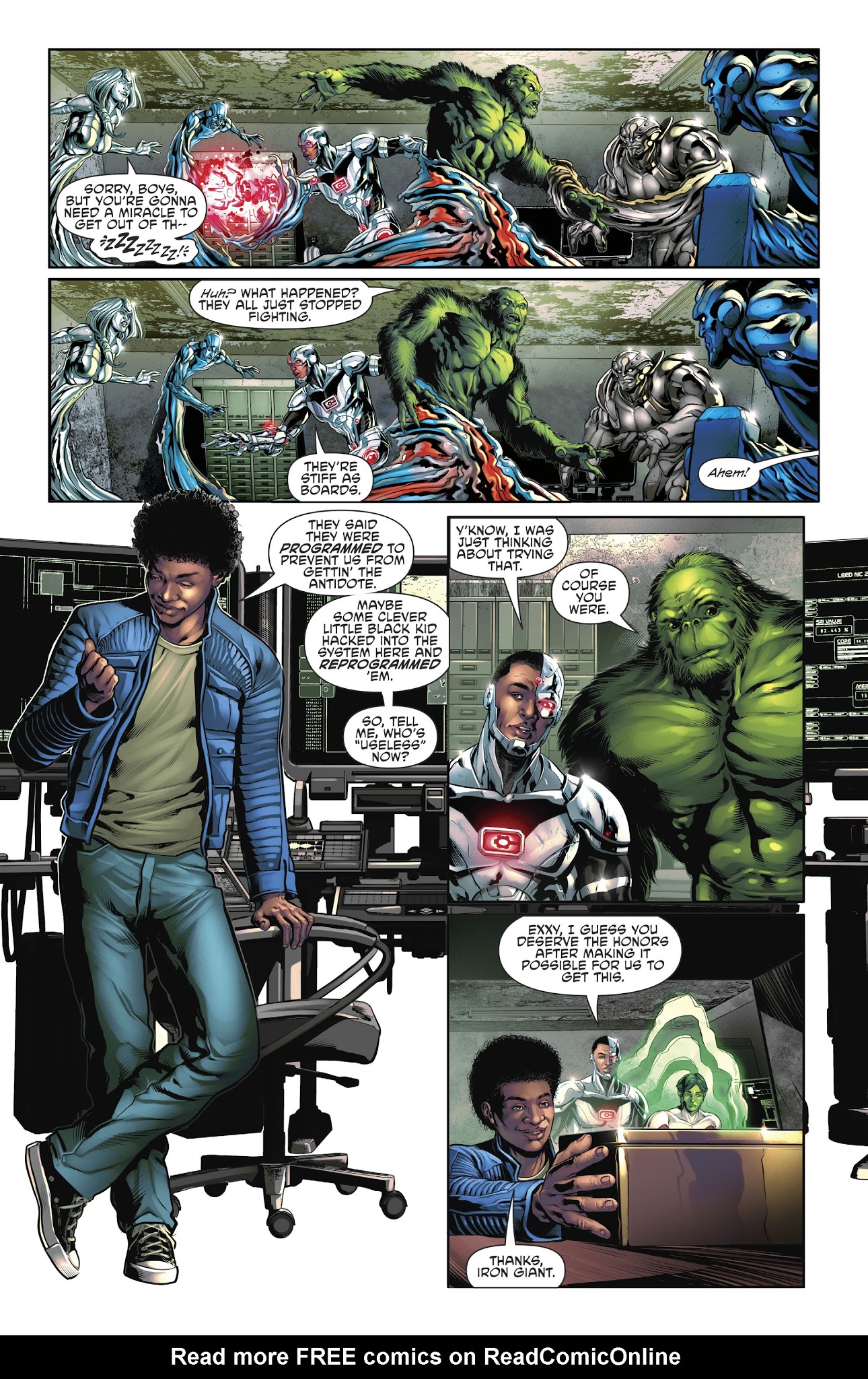 Read online Cyborg (2016) comic -  Issue #15 - 22