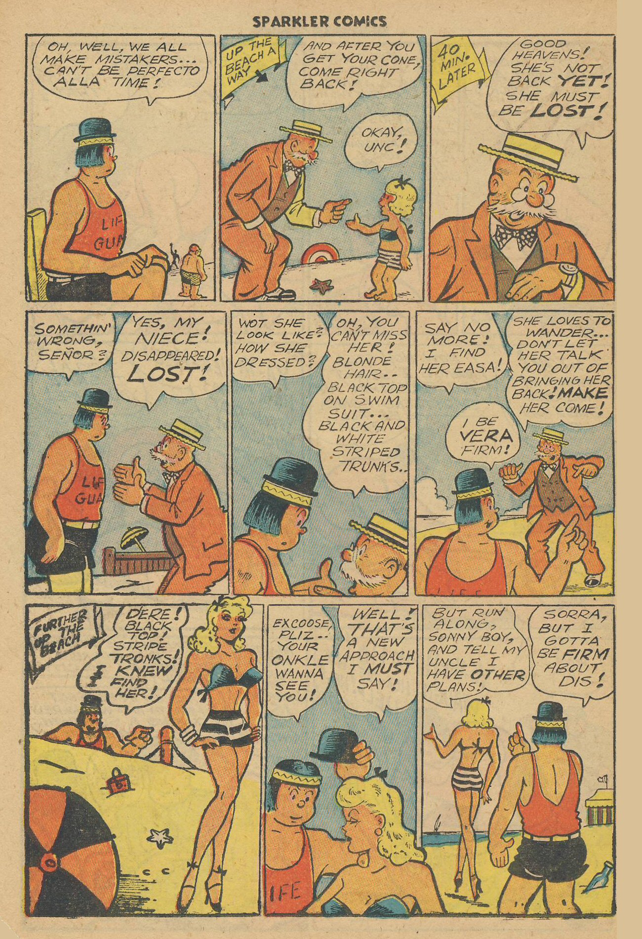 Read online Sparkler Comics comic -  Issue #57 - 36