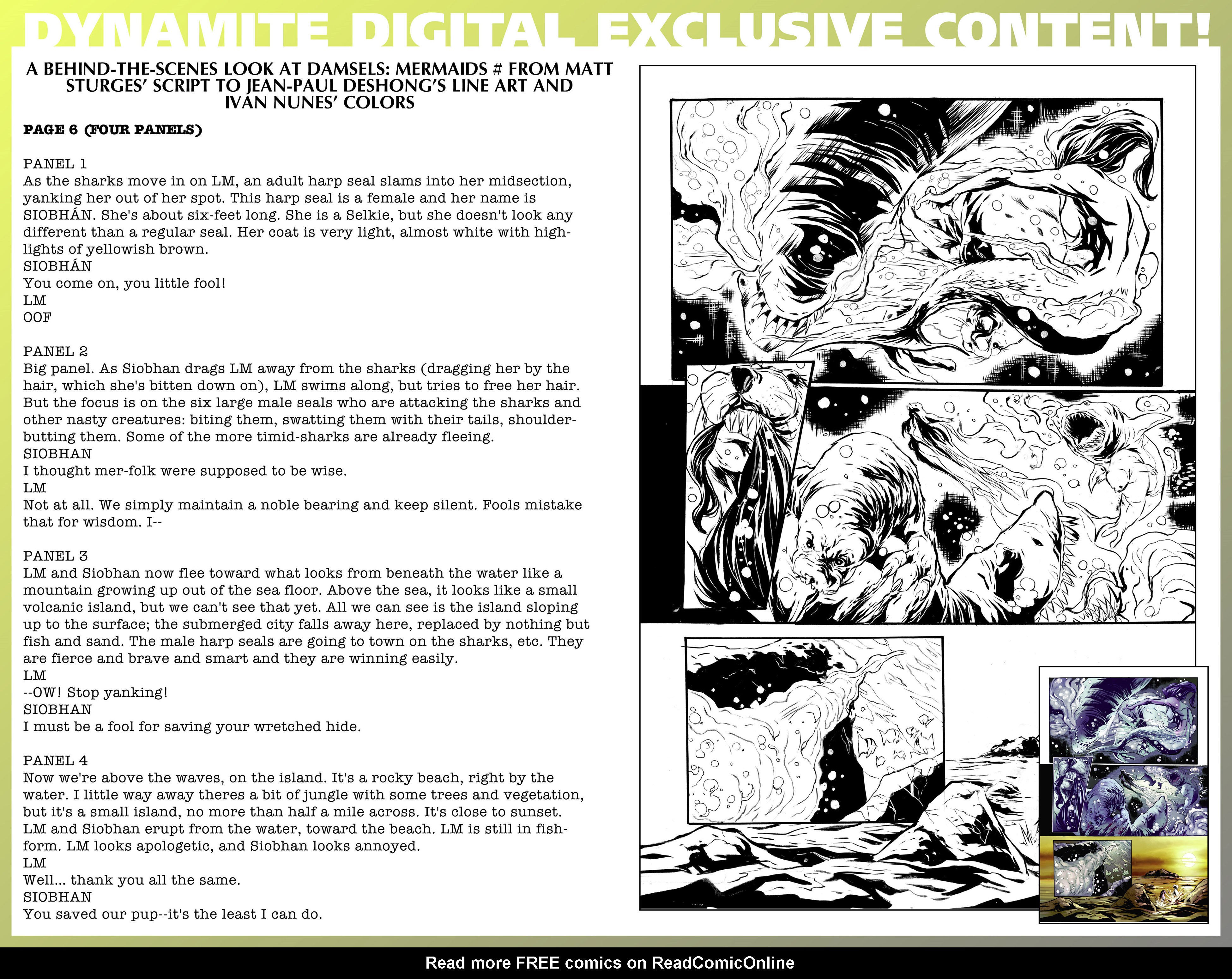 Read online Damsels: Mermaids comic -  Issue #1 - 32
