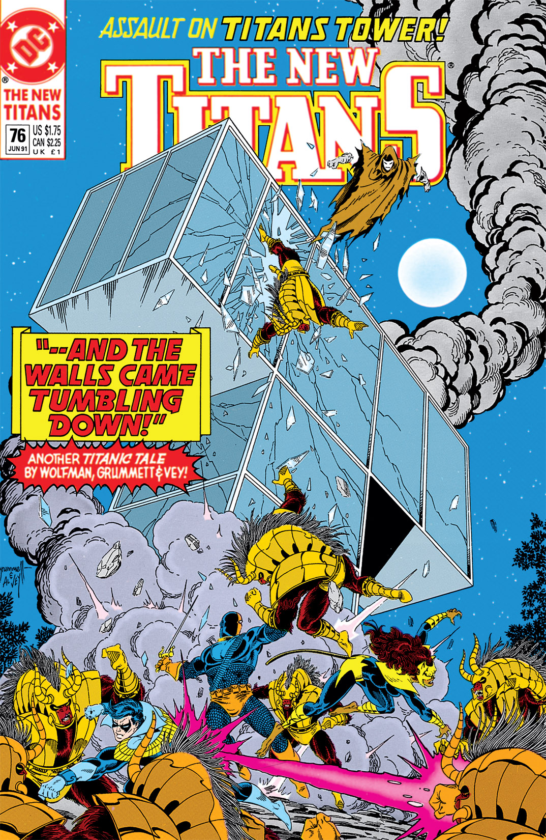 Read online The New Titans (1988) comic -  Issue #76 - 1