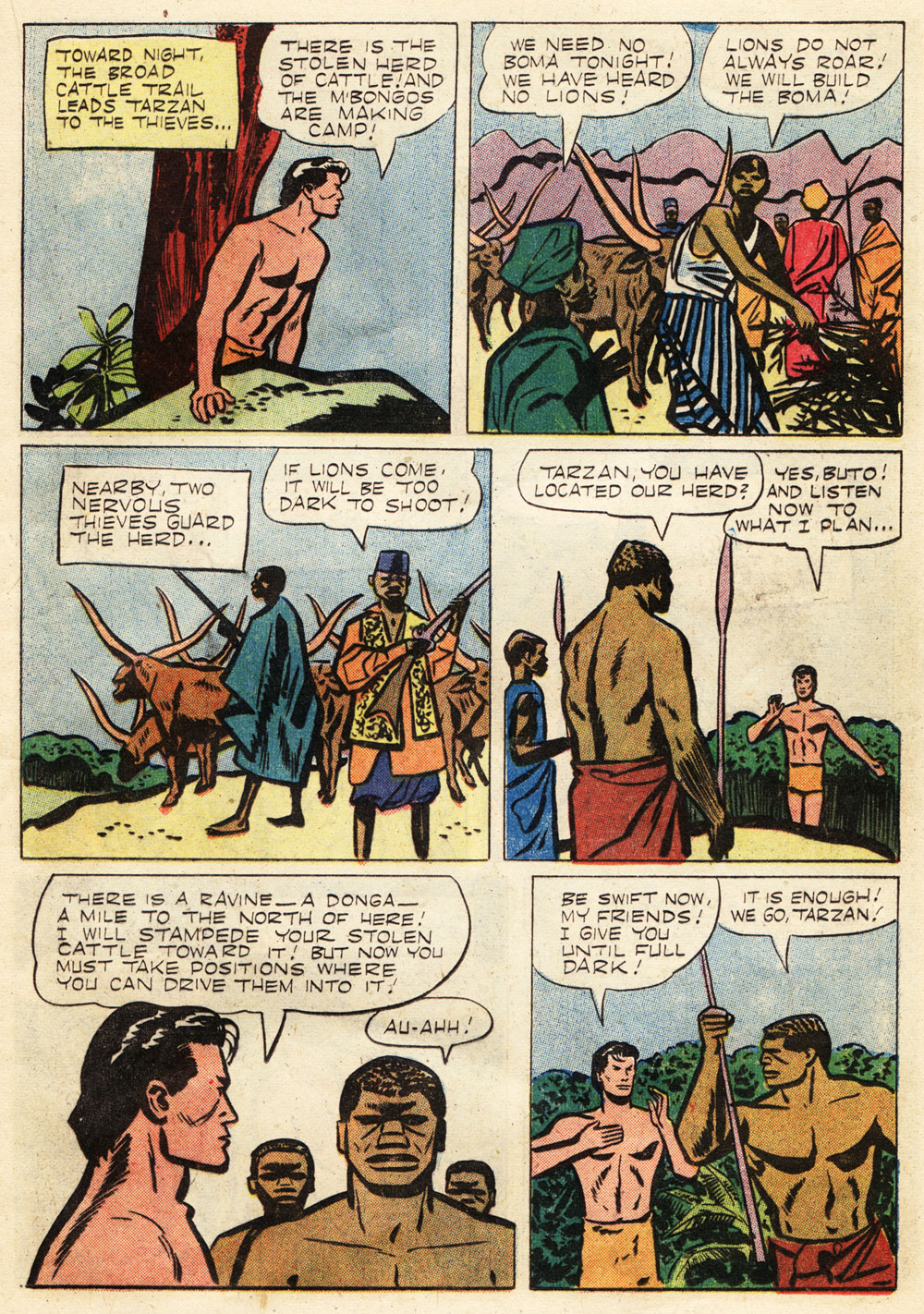 Read online Tarzan (1948) comic -  Issue #71 - 21