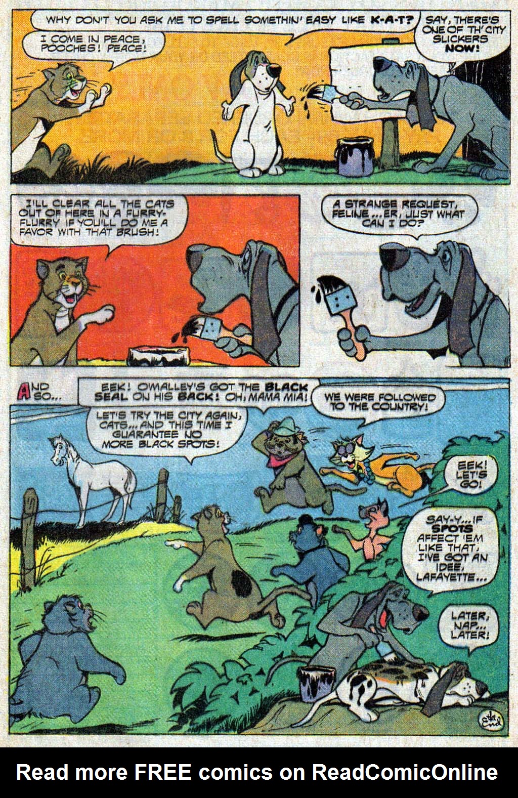 Read online O'Malley and the Alley Cats comic -  Issue #4 - 14