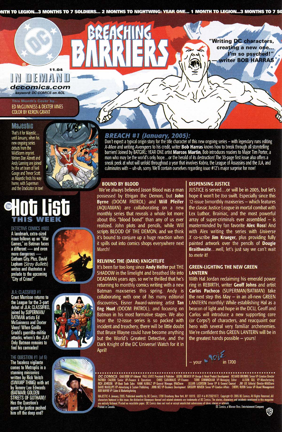 Read online Majestic comic -  Issue #4 - 34