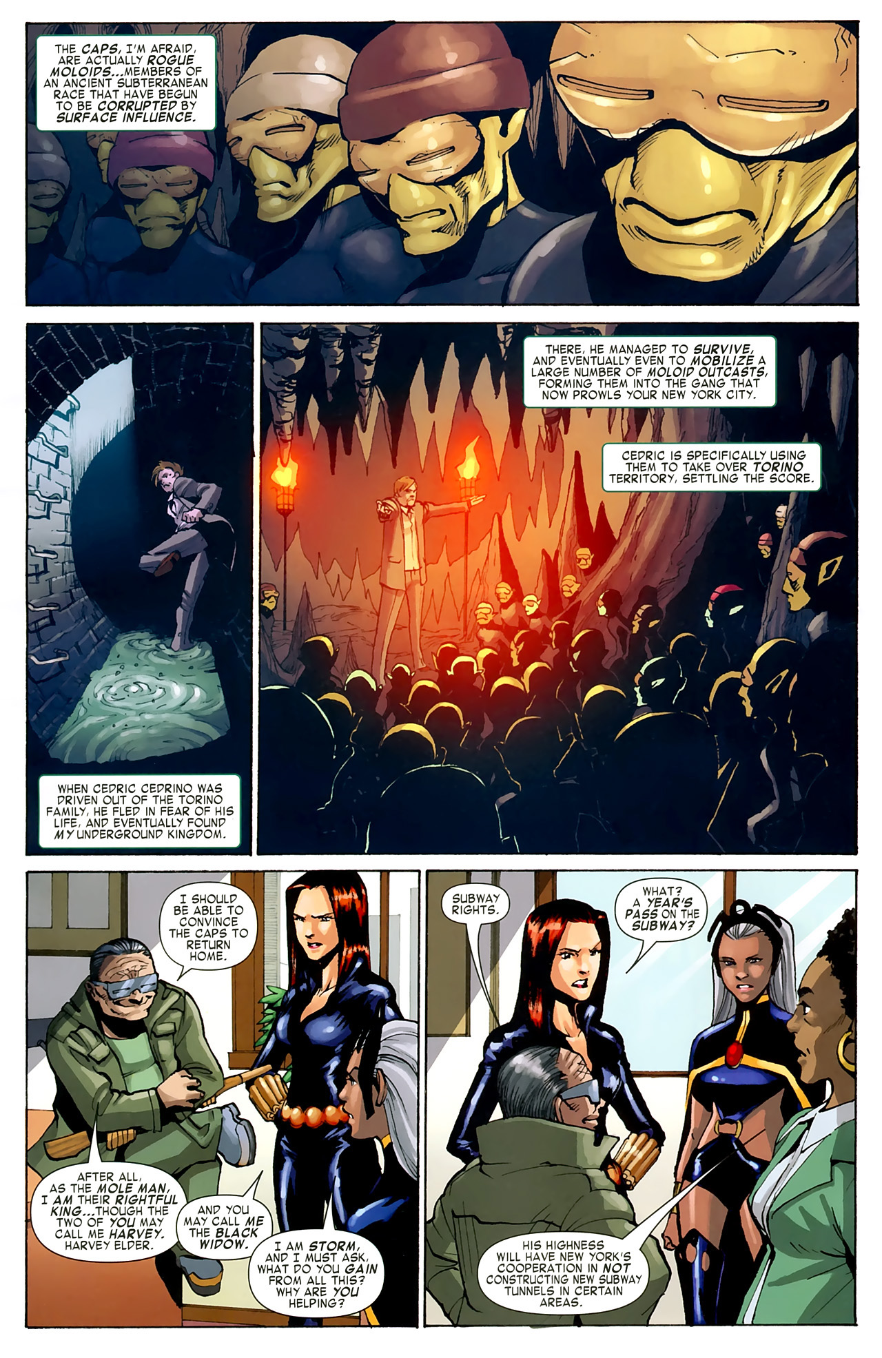 Read online Black Widow & The Marvel Girls comic -  Issue #4 - 9