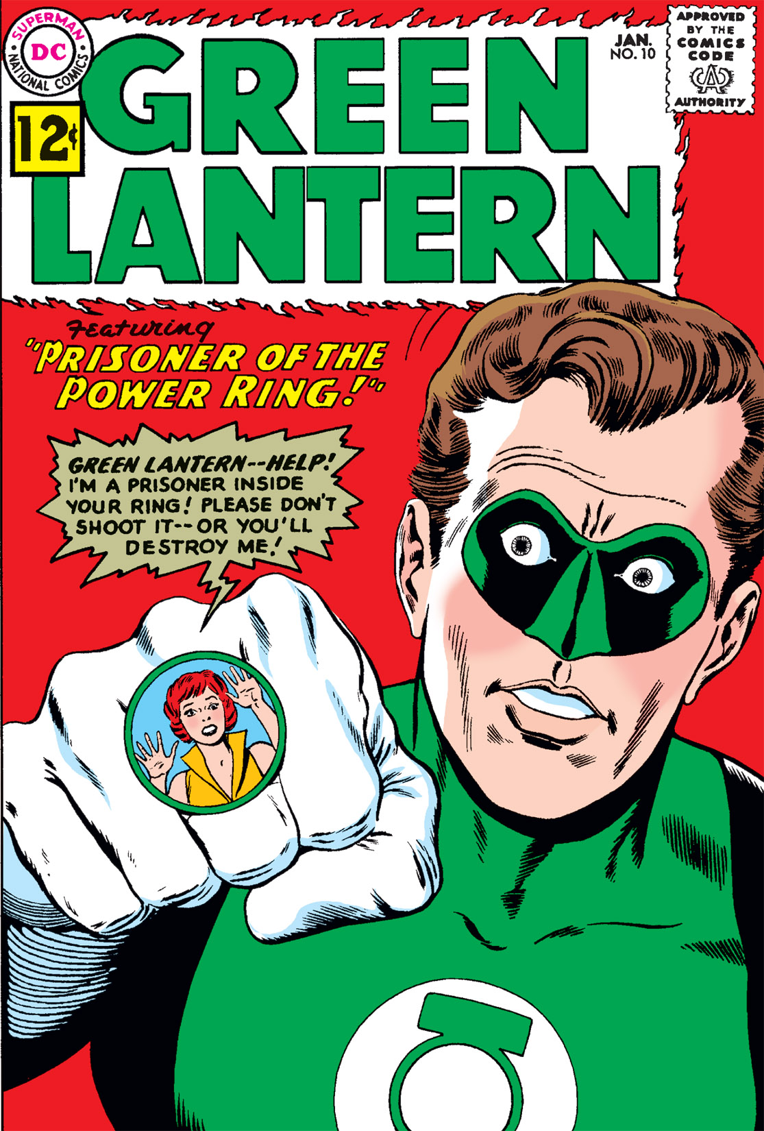 Read online Green Lantern (1960) comic -  Issue #10 - 1