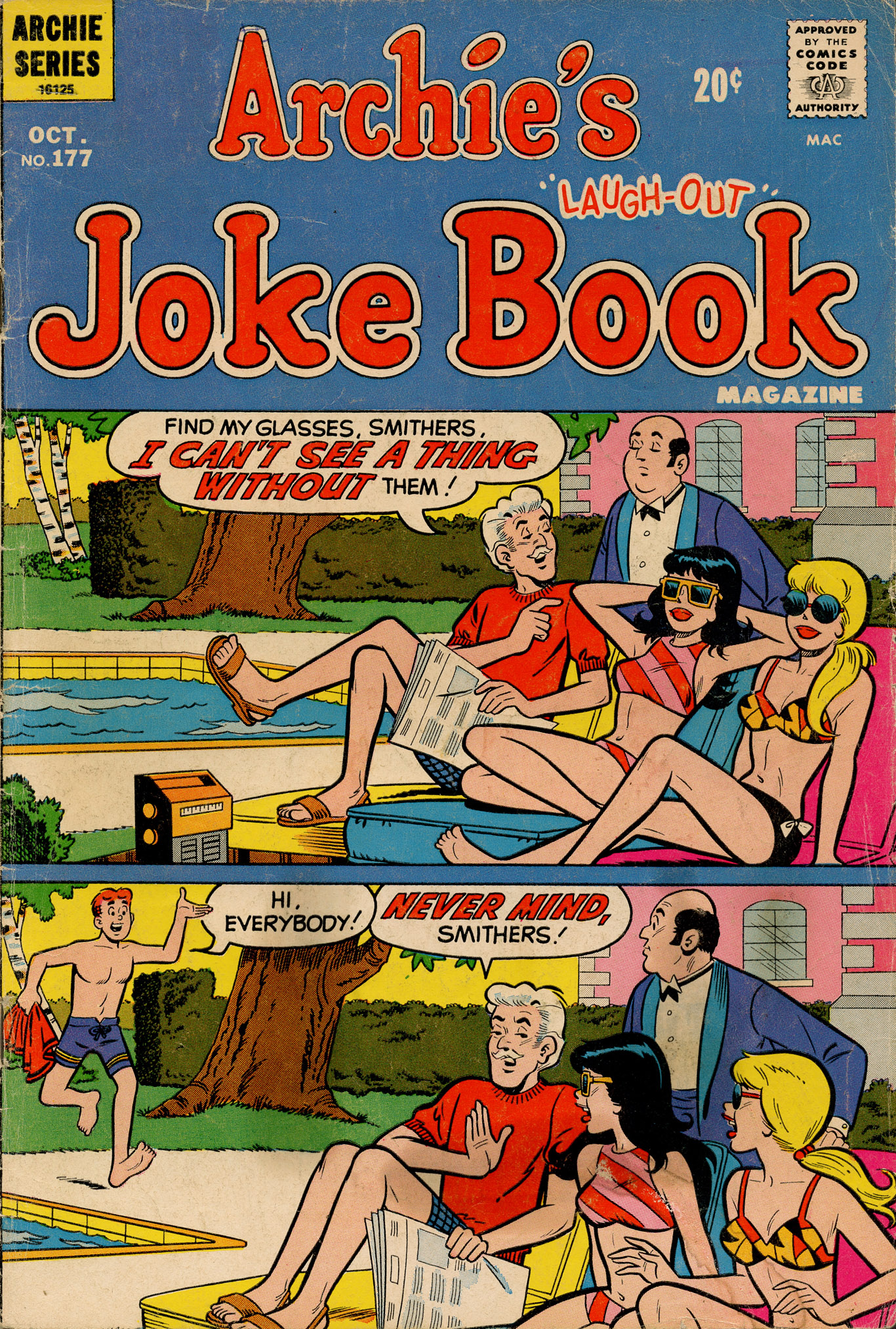 Read online Archie's Joke Book Magazine comic -  Issue #177 - 1