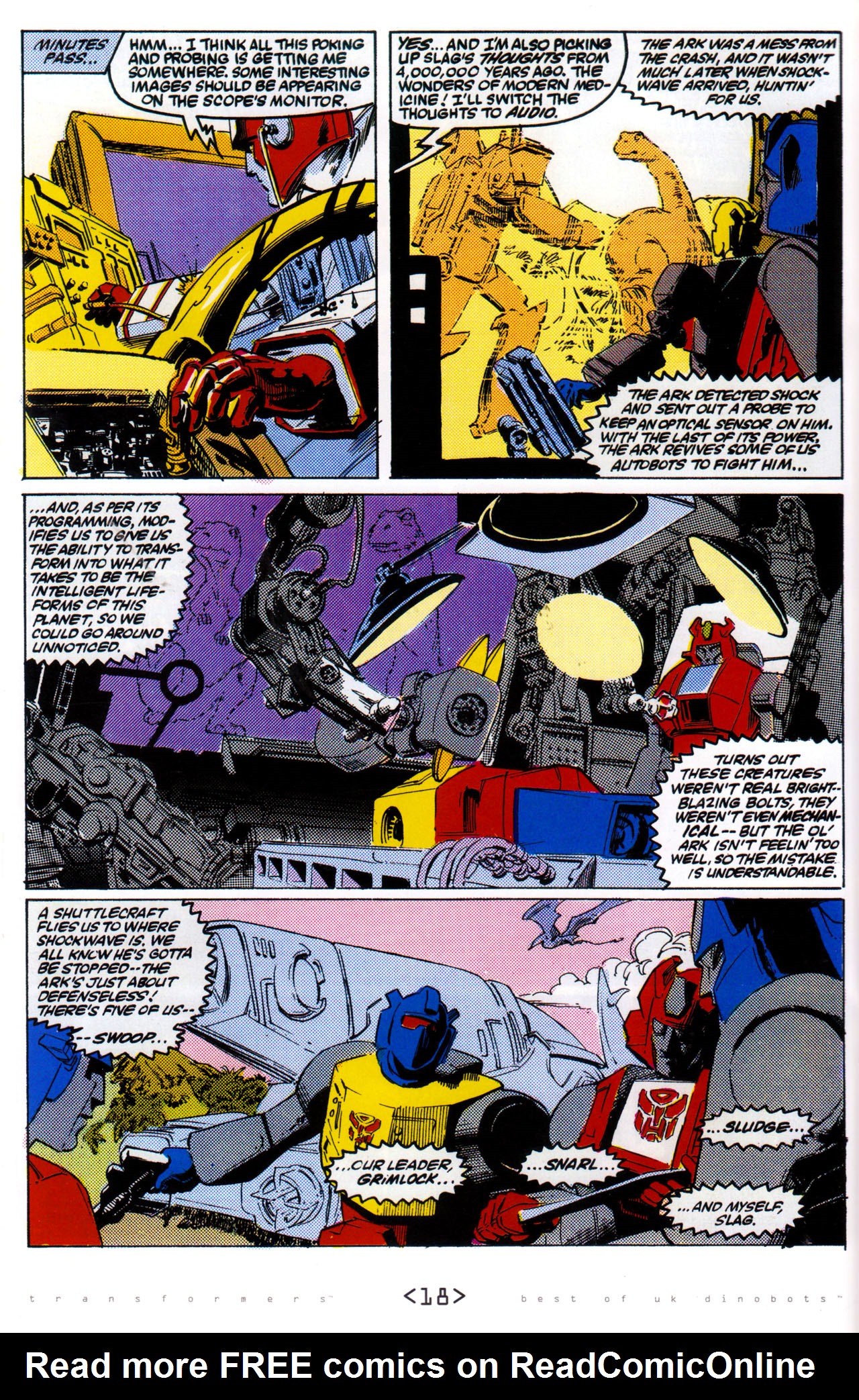 Read online The Transformers: Best of UK: Dinobots comic -  Issue #6 - 21