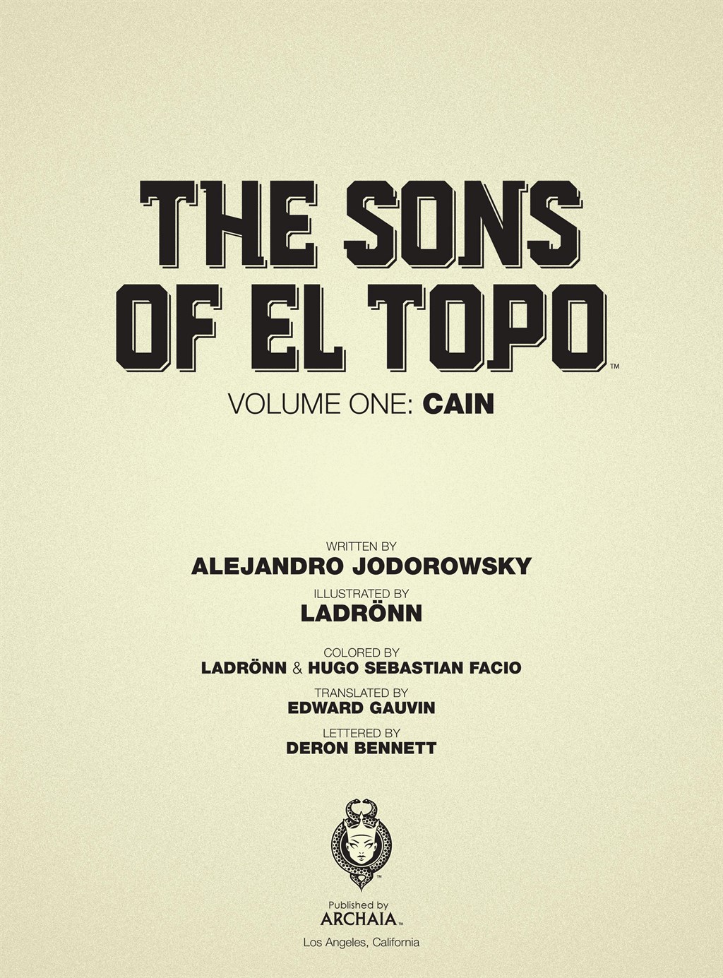 Read online The Sons of El Topo comic -  Issue # TPB 1 - 4