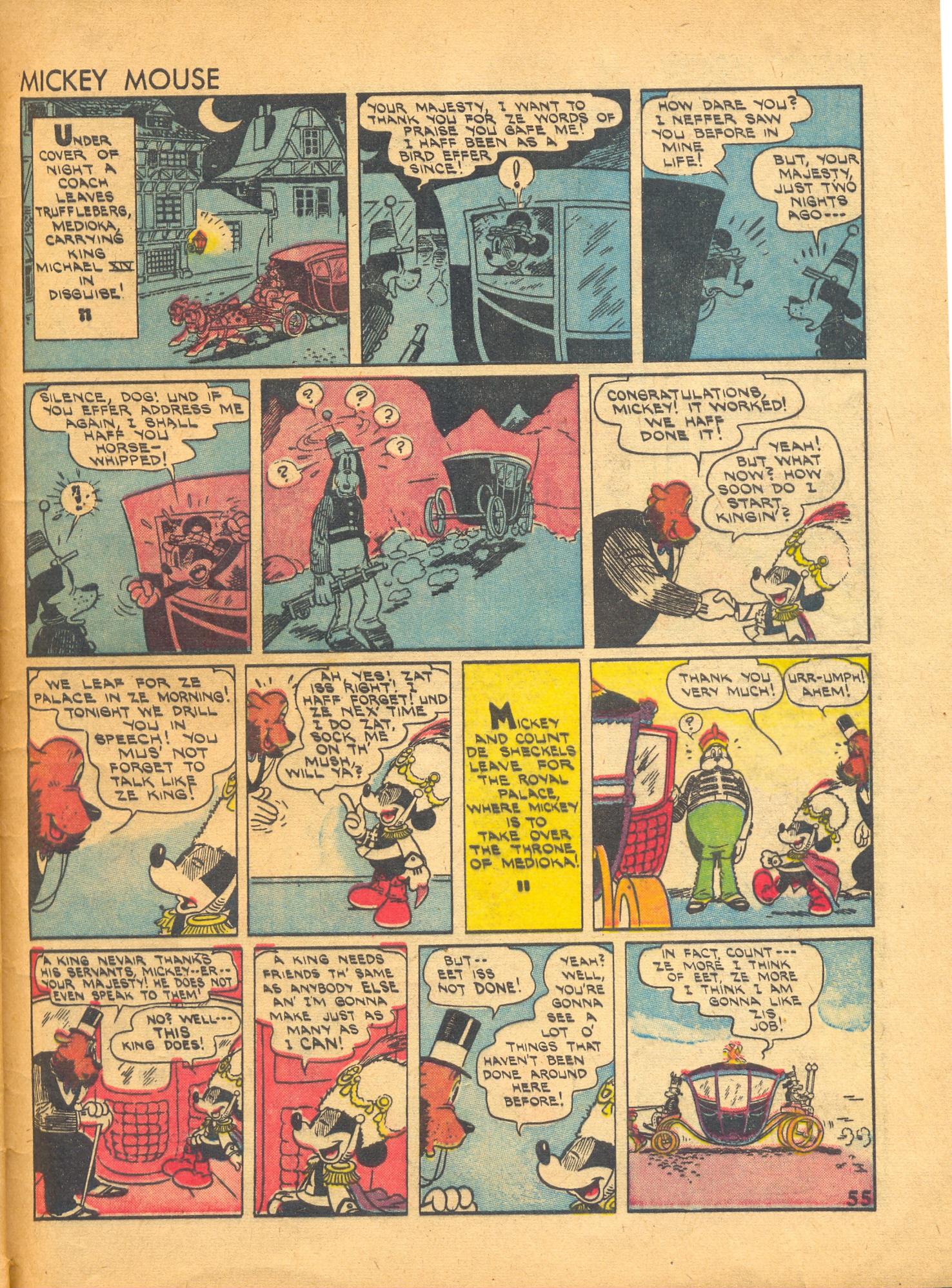 Read online Walt Disney's Comics and Stories comic -  Issue #6 - 57