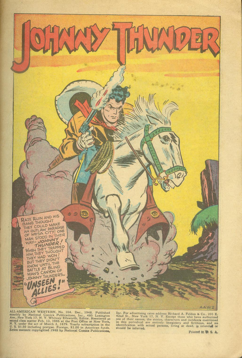 Read online All-American Western comic -  Issue #104 - 3