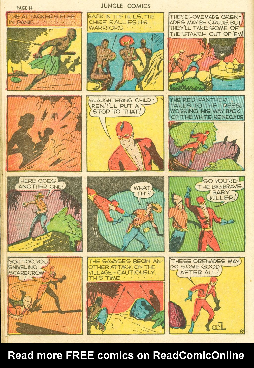 Read online Jungle Comics comic -  Issue #4 - 16