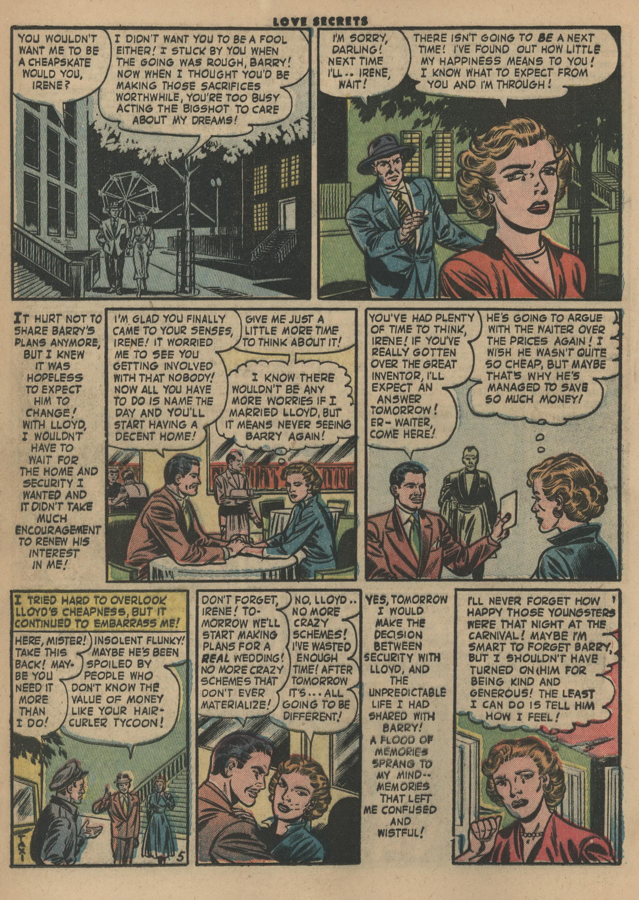 Read online Love Secrets (1953) comic -  Issue #32 - 16