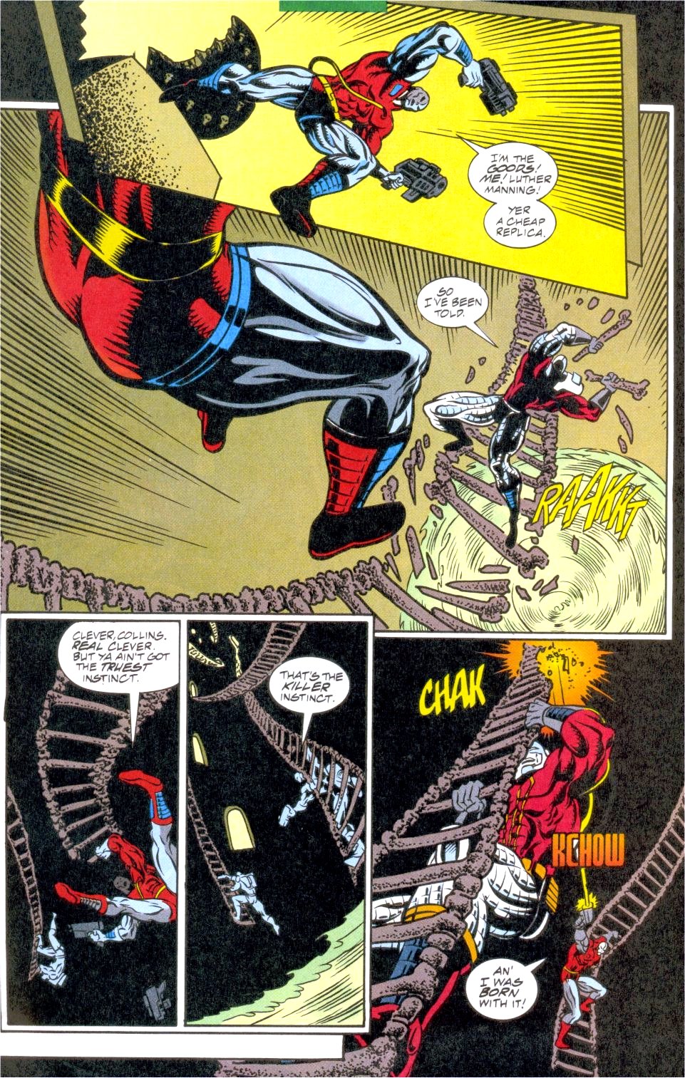 Read online Deathlok (1991) comic -  Issue #31 - 4