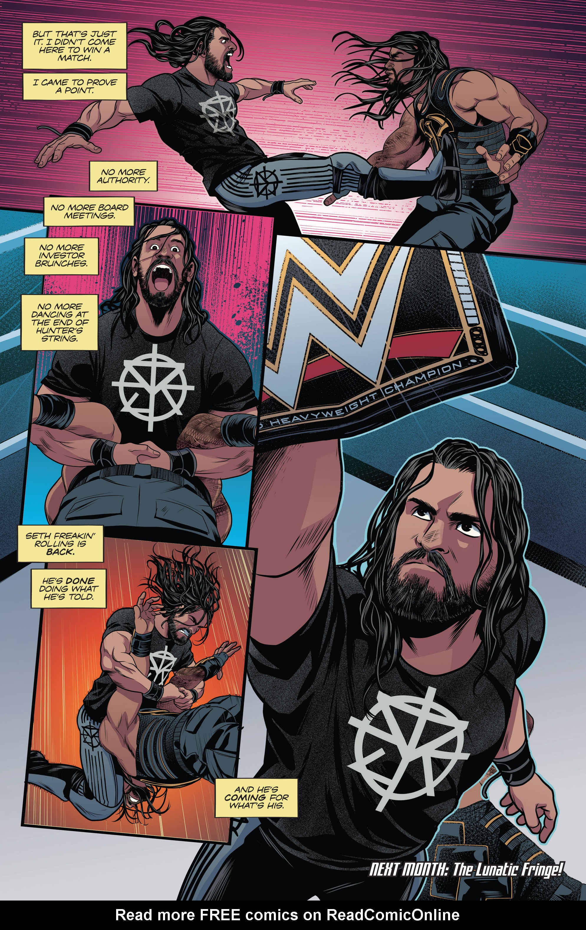 Read online WWE comic -  Issue #4 - 22