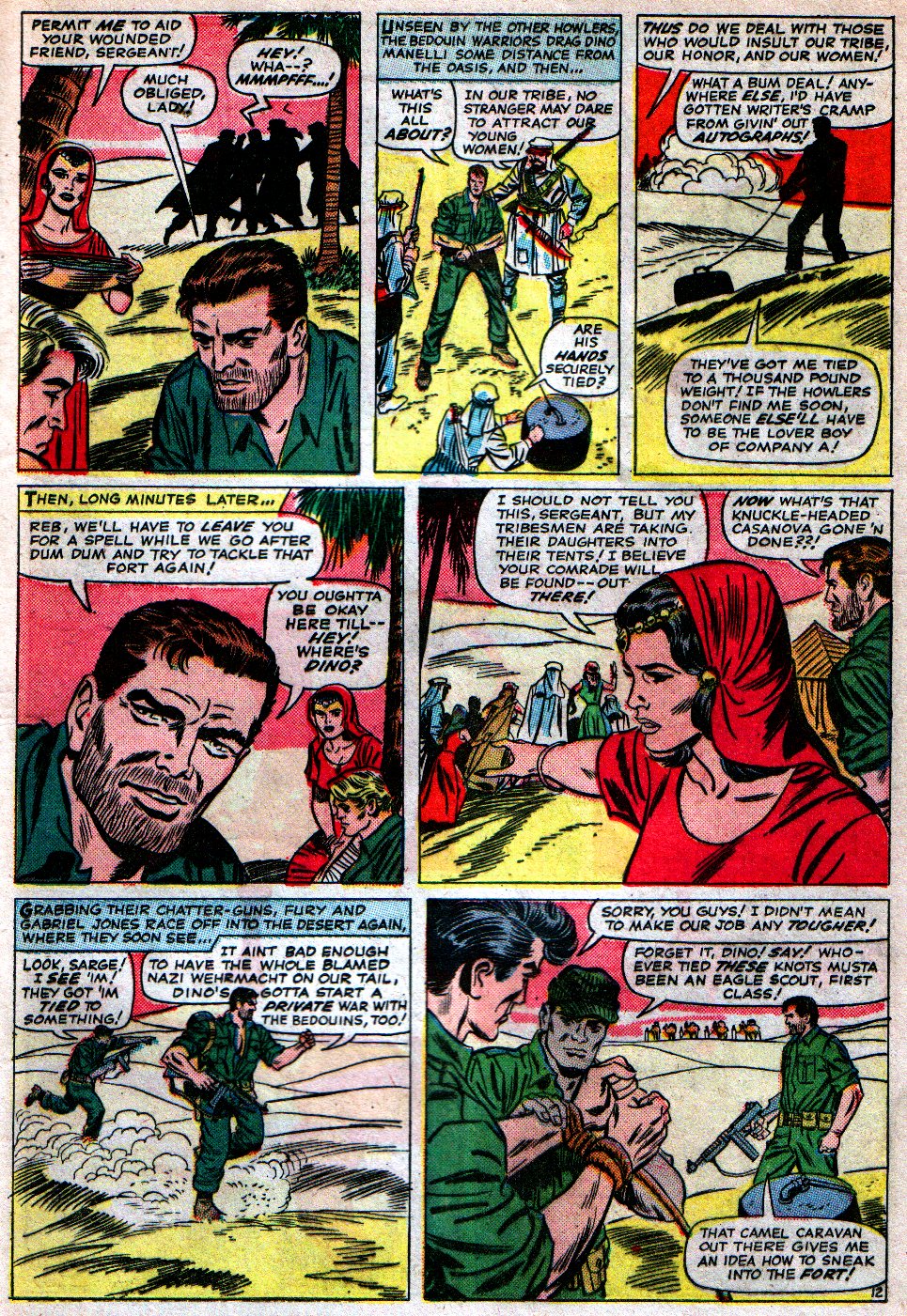 Read online Sgt. Fury comic -  Issue #16 - 17