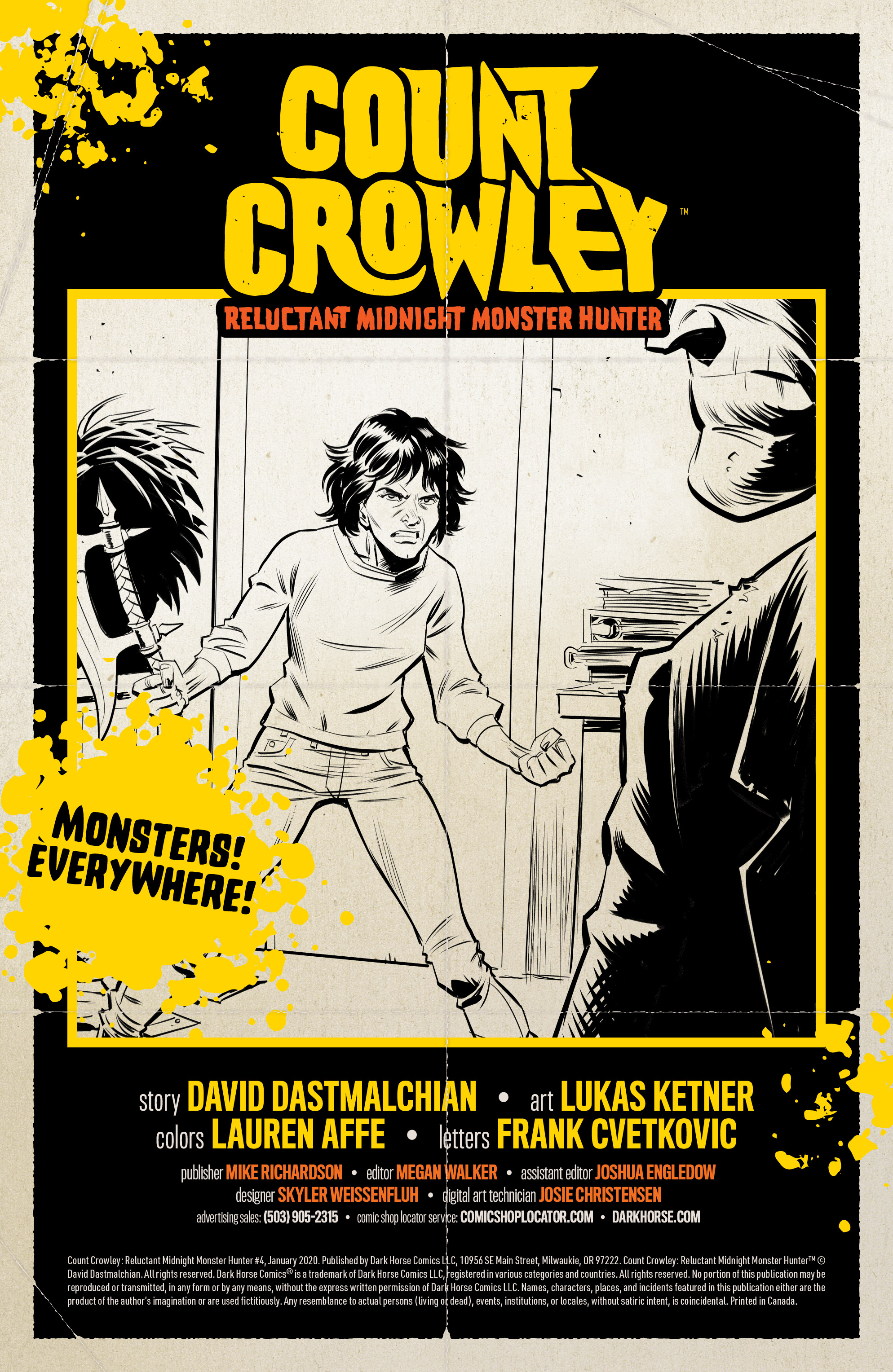 Read online Count Crowley: Reluctant Midnight Monster Hunter comic -  Issue #4 - 2