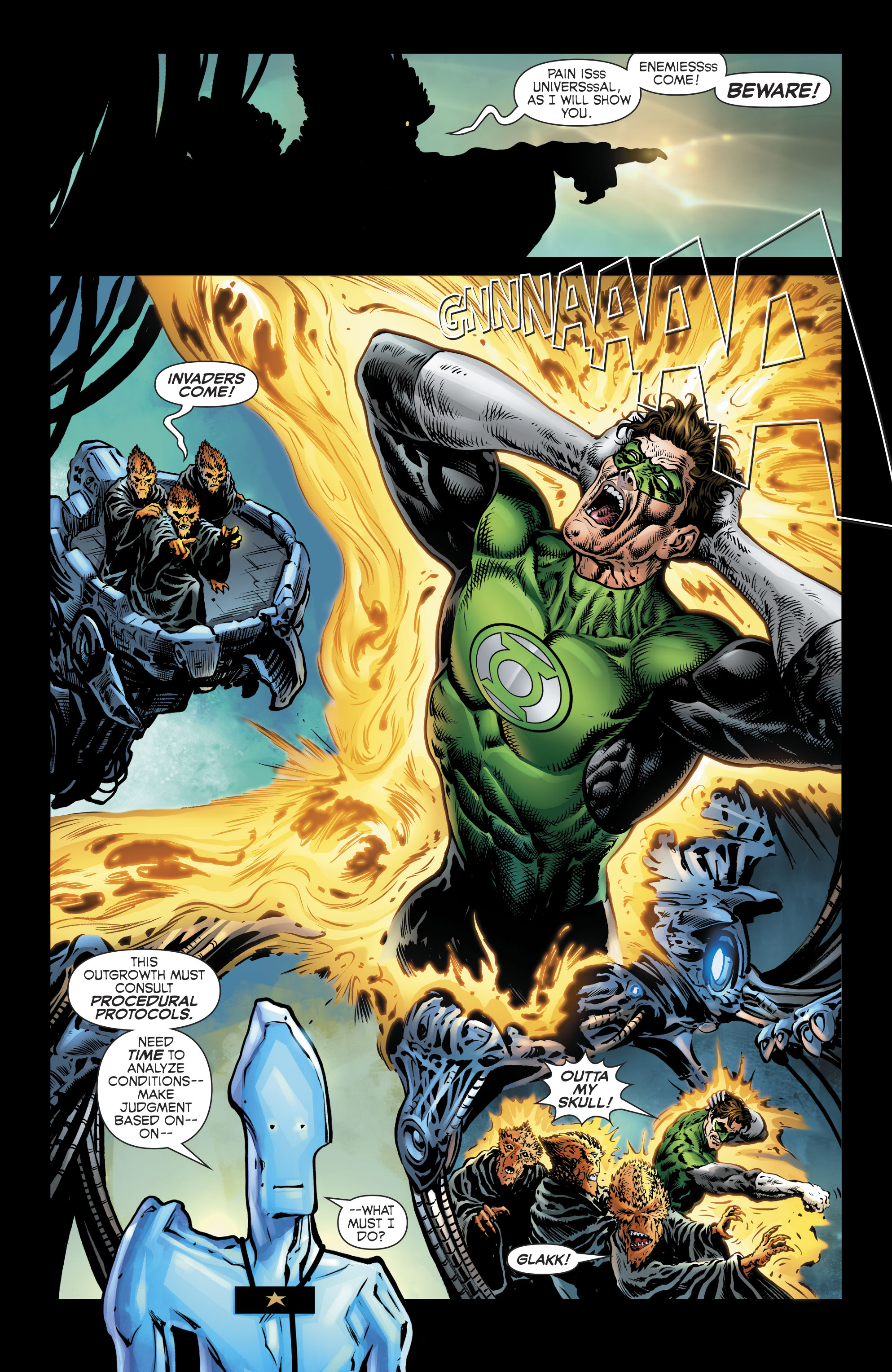 Read online The Green Lantern Season Two comic -  Issue #1 - 22
