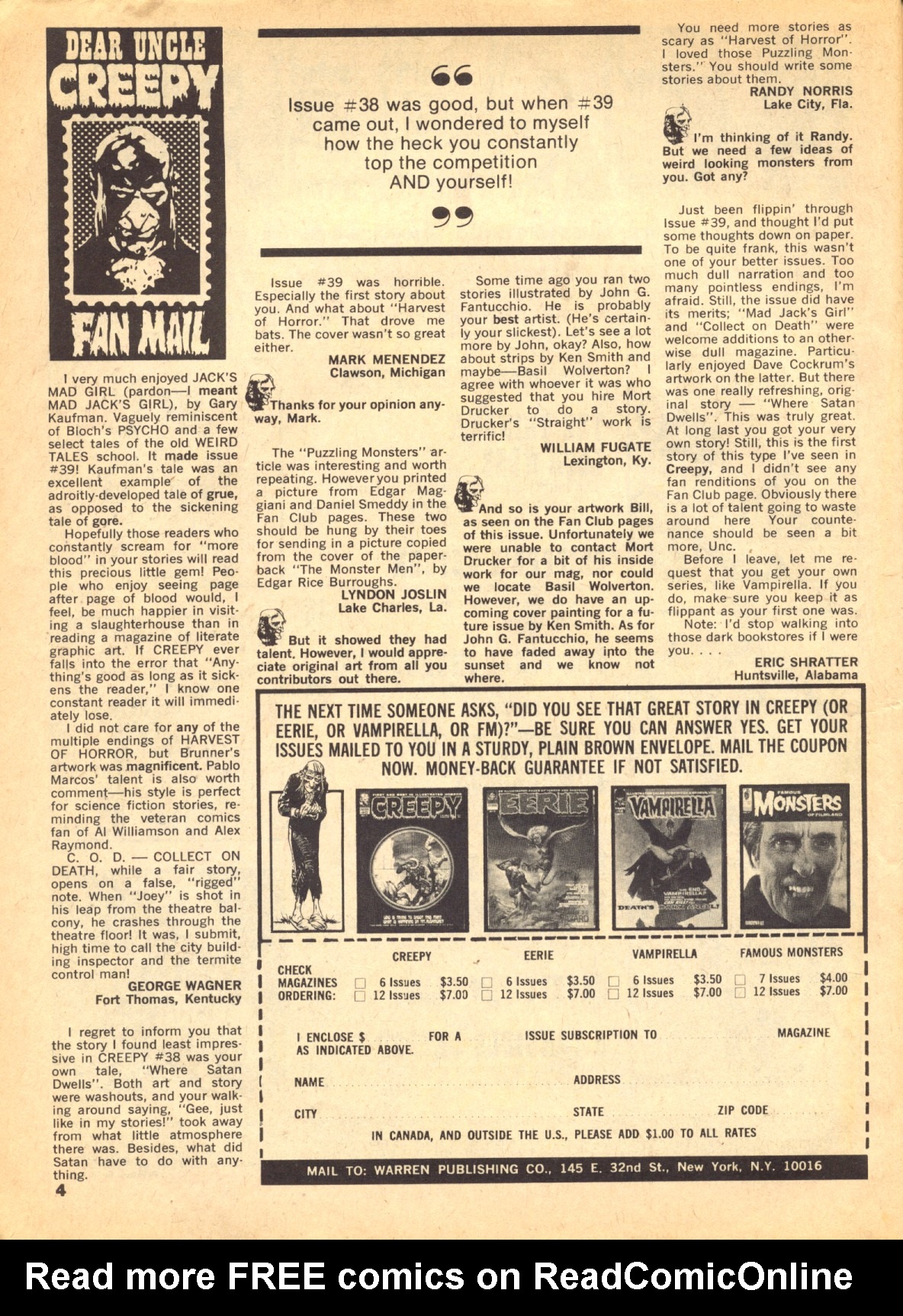 Creepy (1964) Issue #41 #41 - English 4