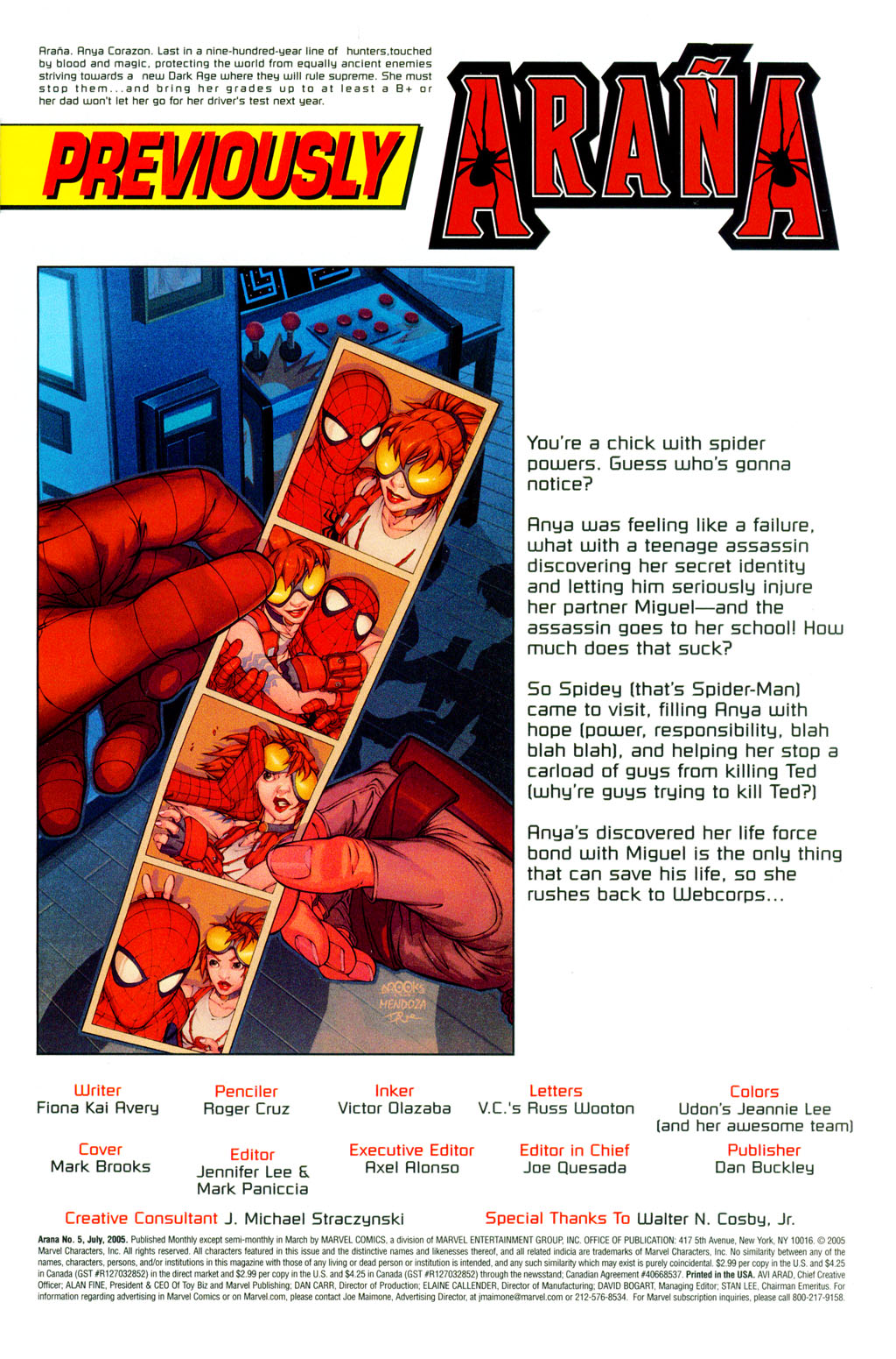 Read online Araña: Heart of the Spider comic -  Issue #5 - 2