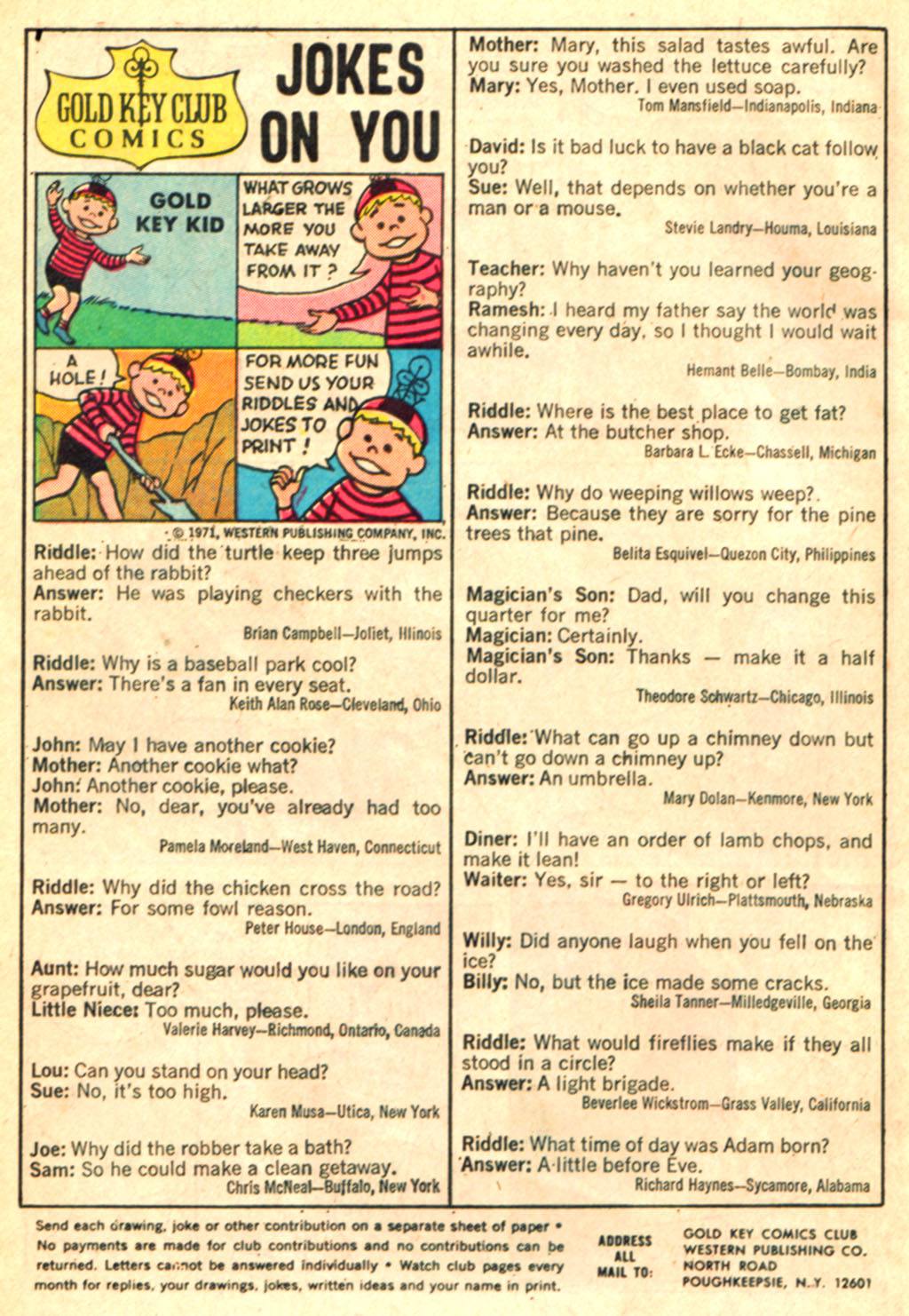 Read online Fun-In comic -  Issue #8 - 12