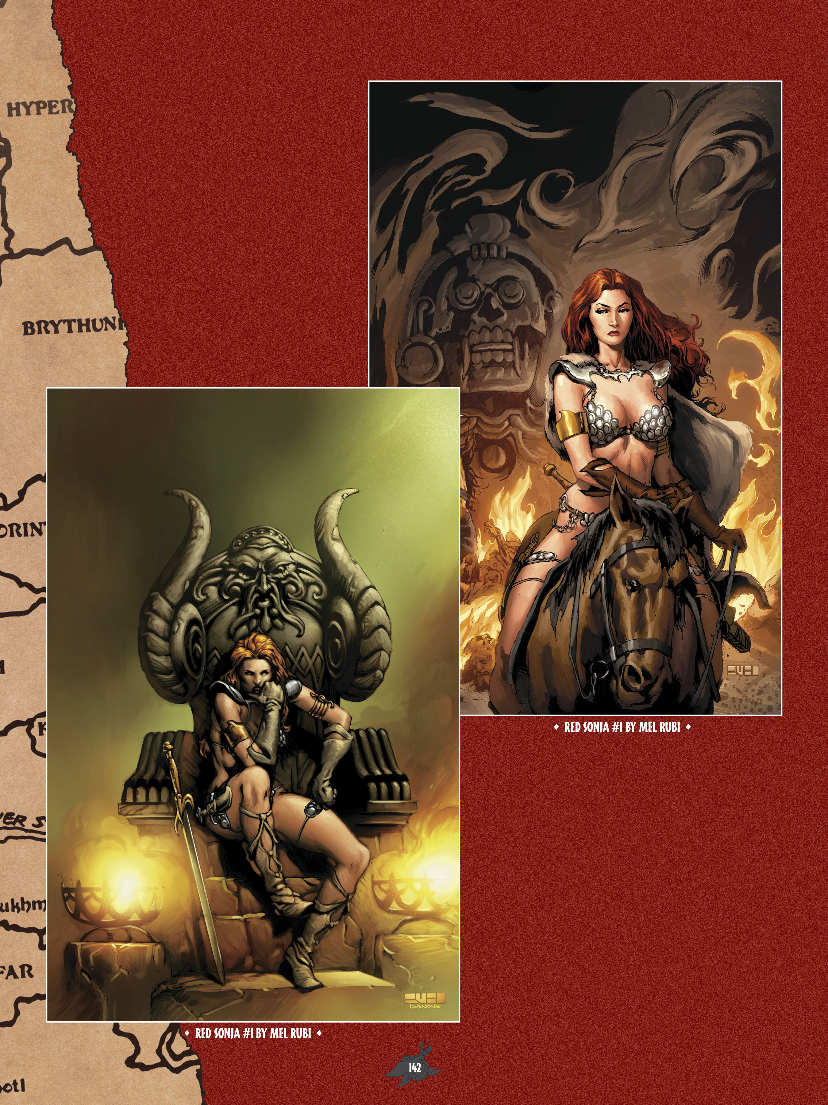 Read online The Art of Red Sonja comic -  Issue # TPB 1 (Part 2) - 39