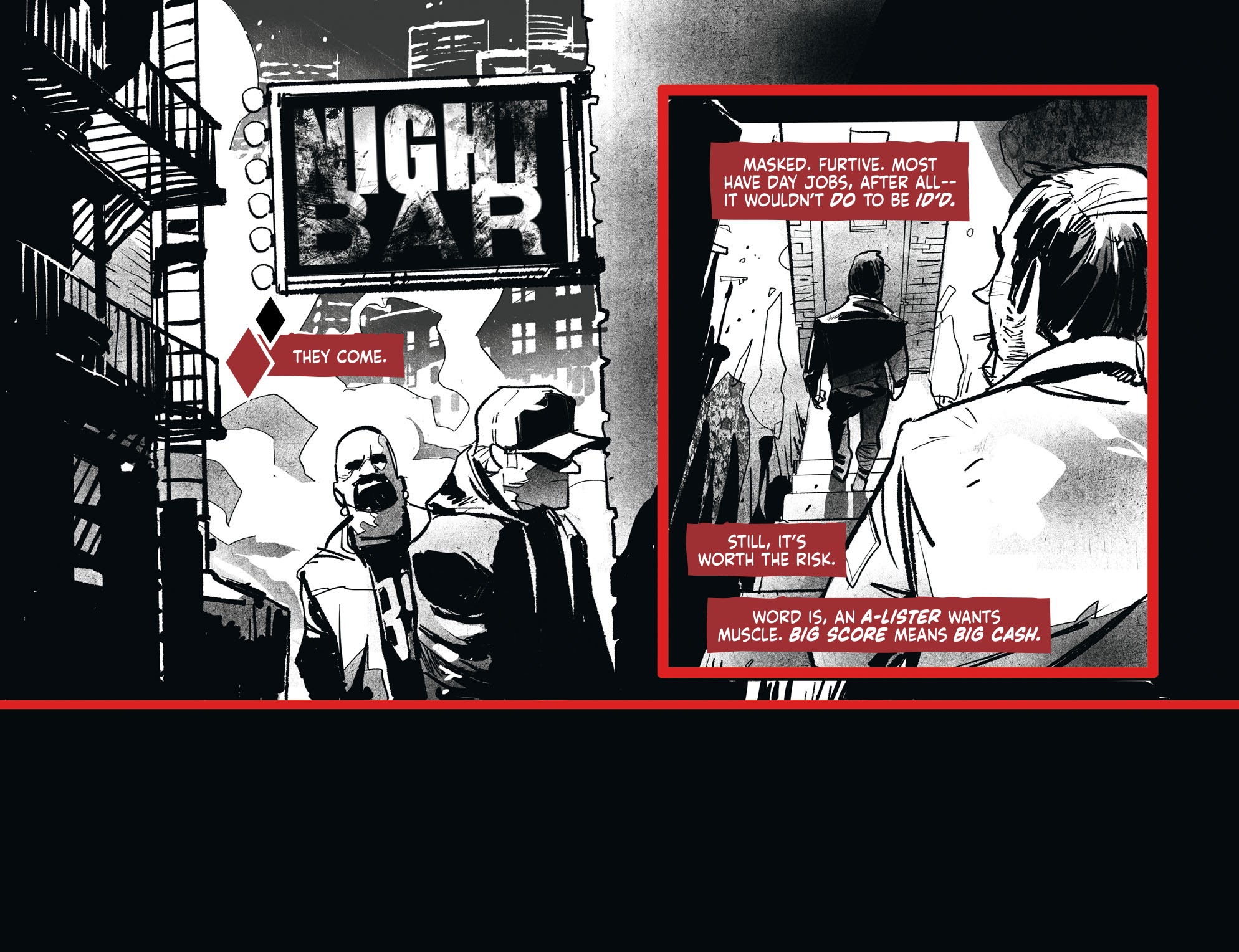 Read online Harley Quinn Black   White   Red comic -  Issue #11 - 4