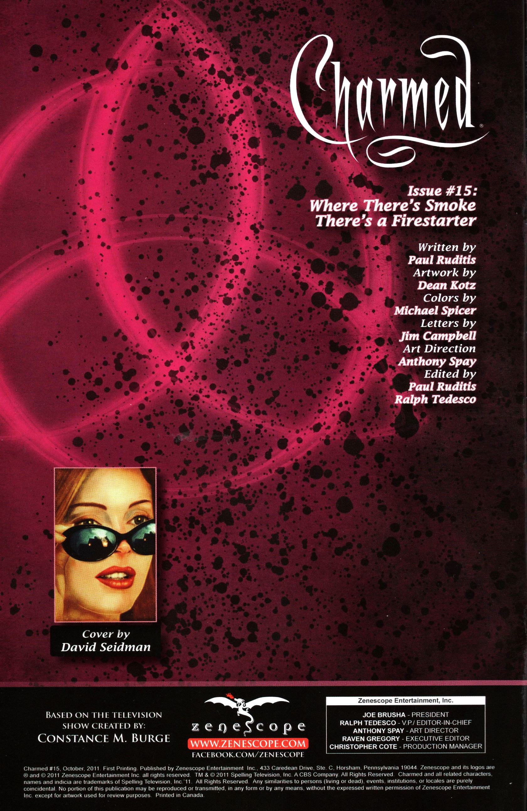 Read online Charmed comic -  Issue #15 - 2