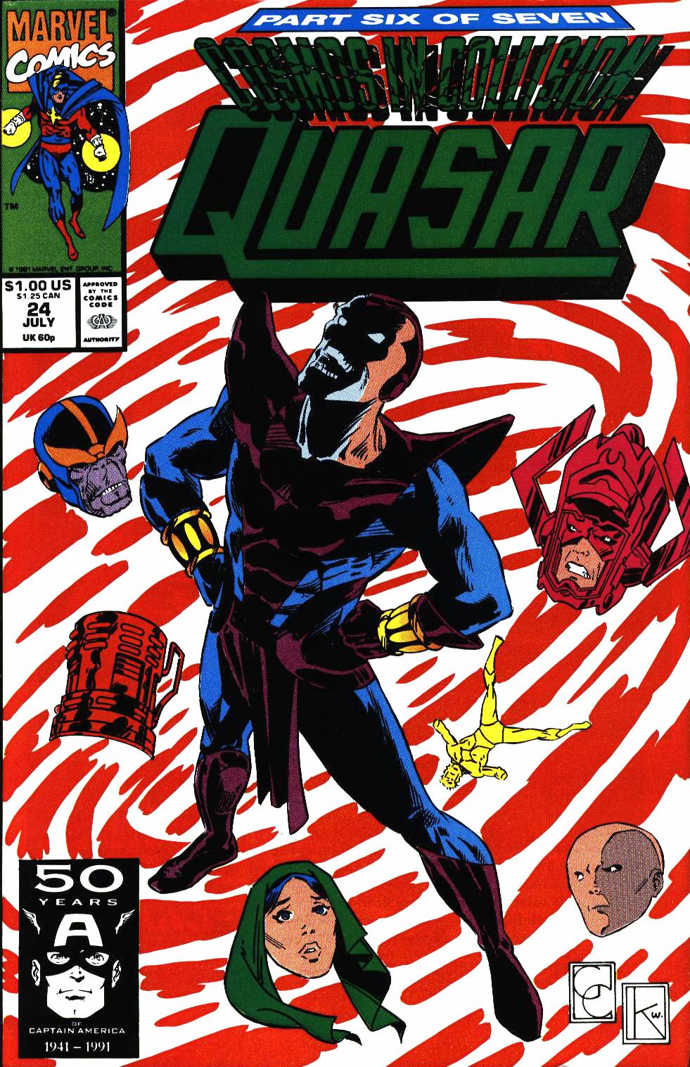 Read online Quasar comic -  Issue #24 - 1