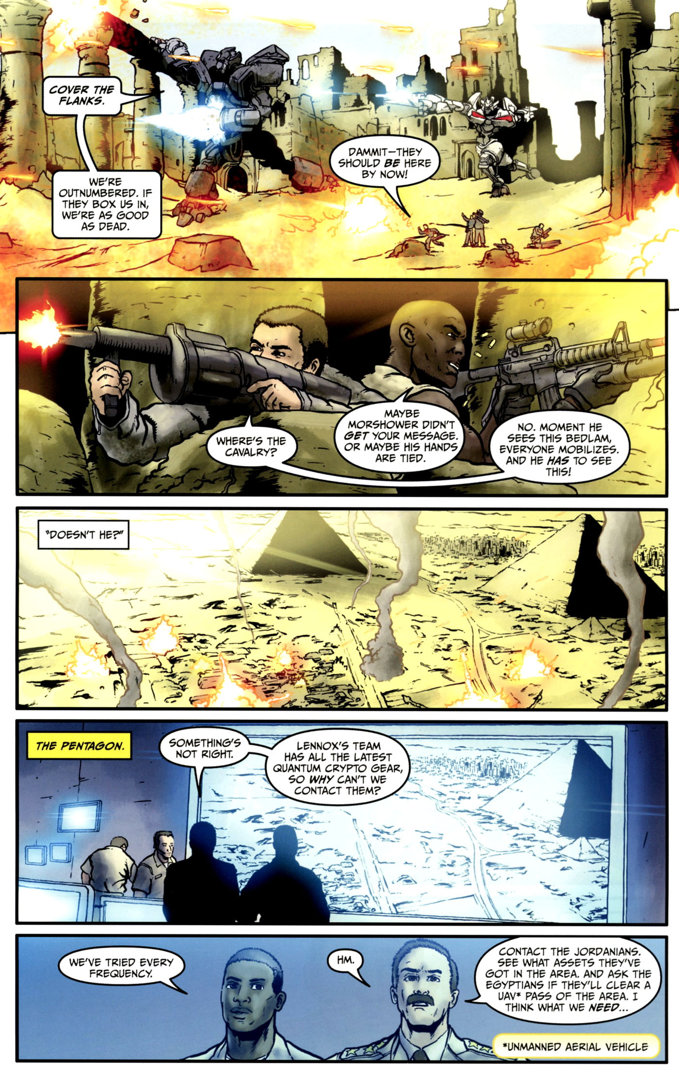 Read online Transformers: Revenge of the Fallen — Official Movie Adaptation comic -  Issue #4 - 7
