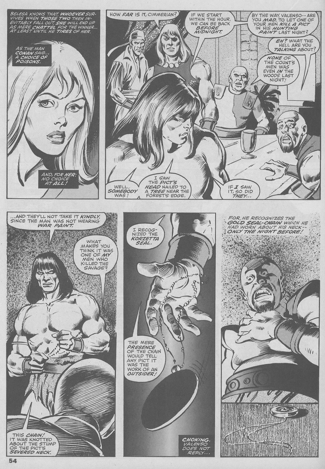 Read online The Savage Sword Of Conan comic -  Issue #47 - 54